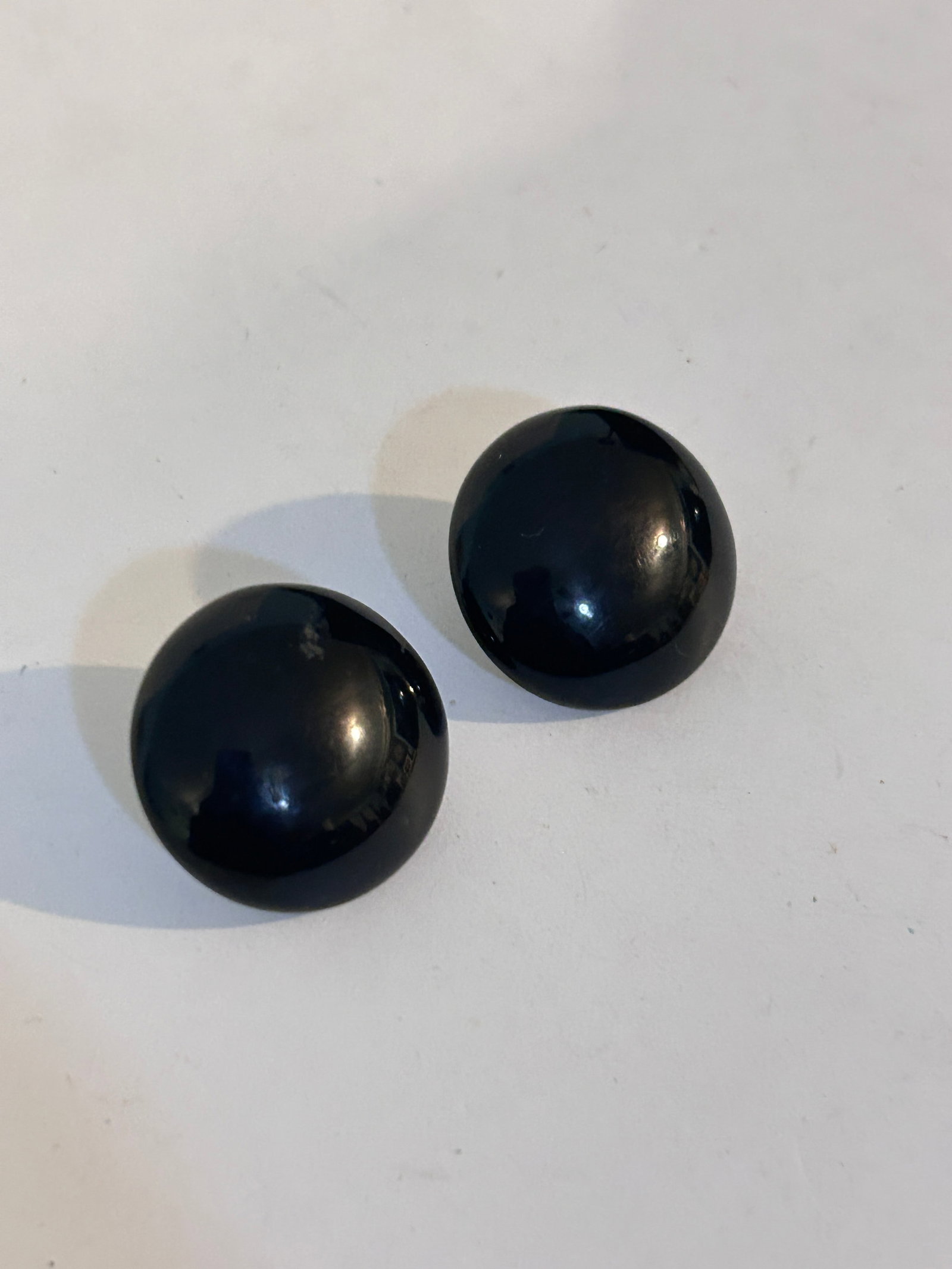 Vintage black napier earrings (1 of 4)