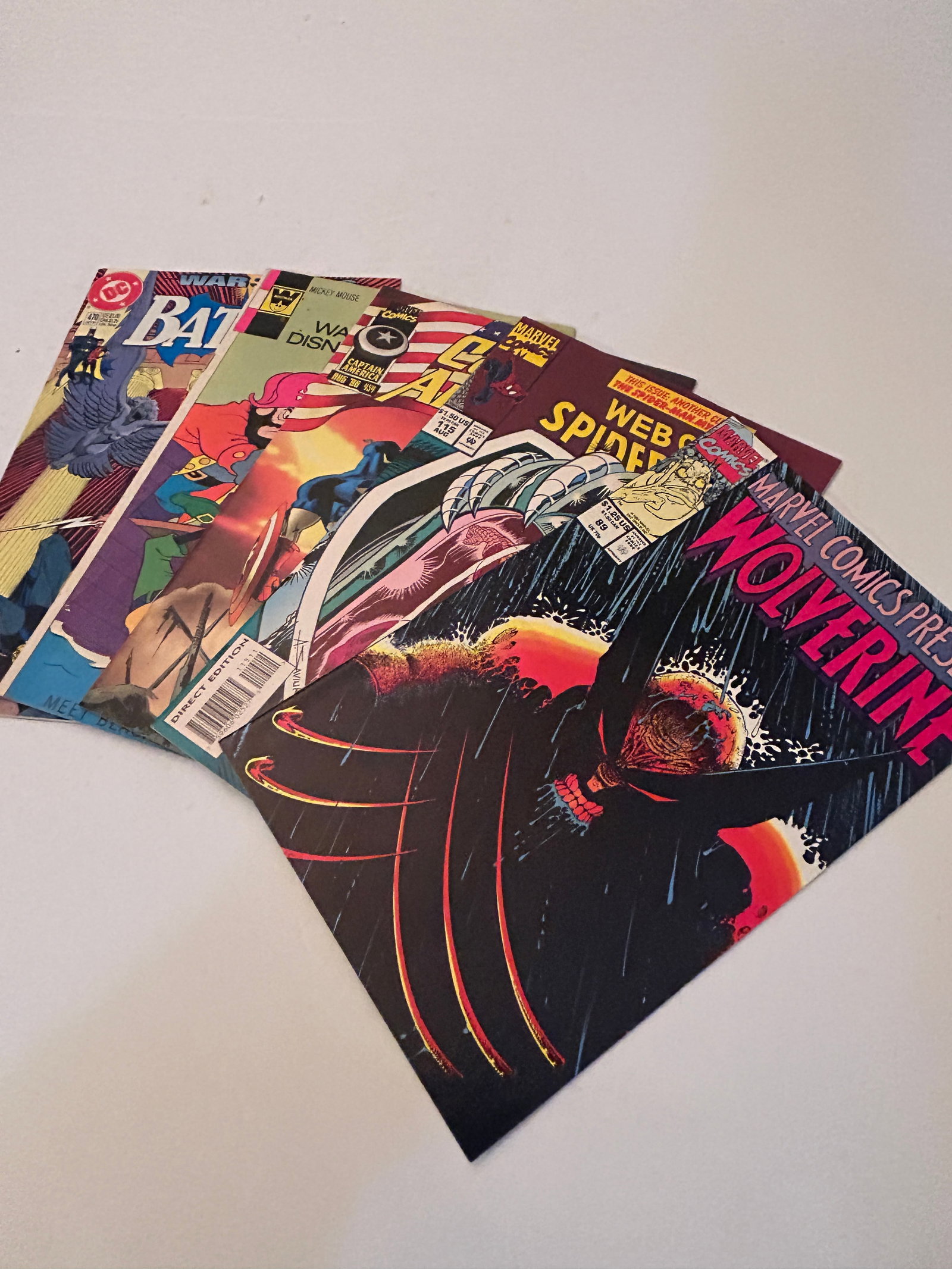 Vintage Lot of 5 Comic Books (1 of 12)