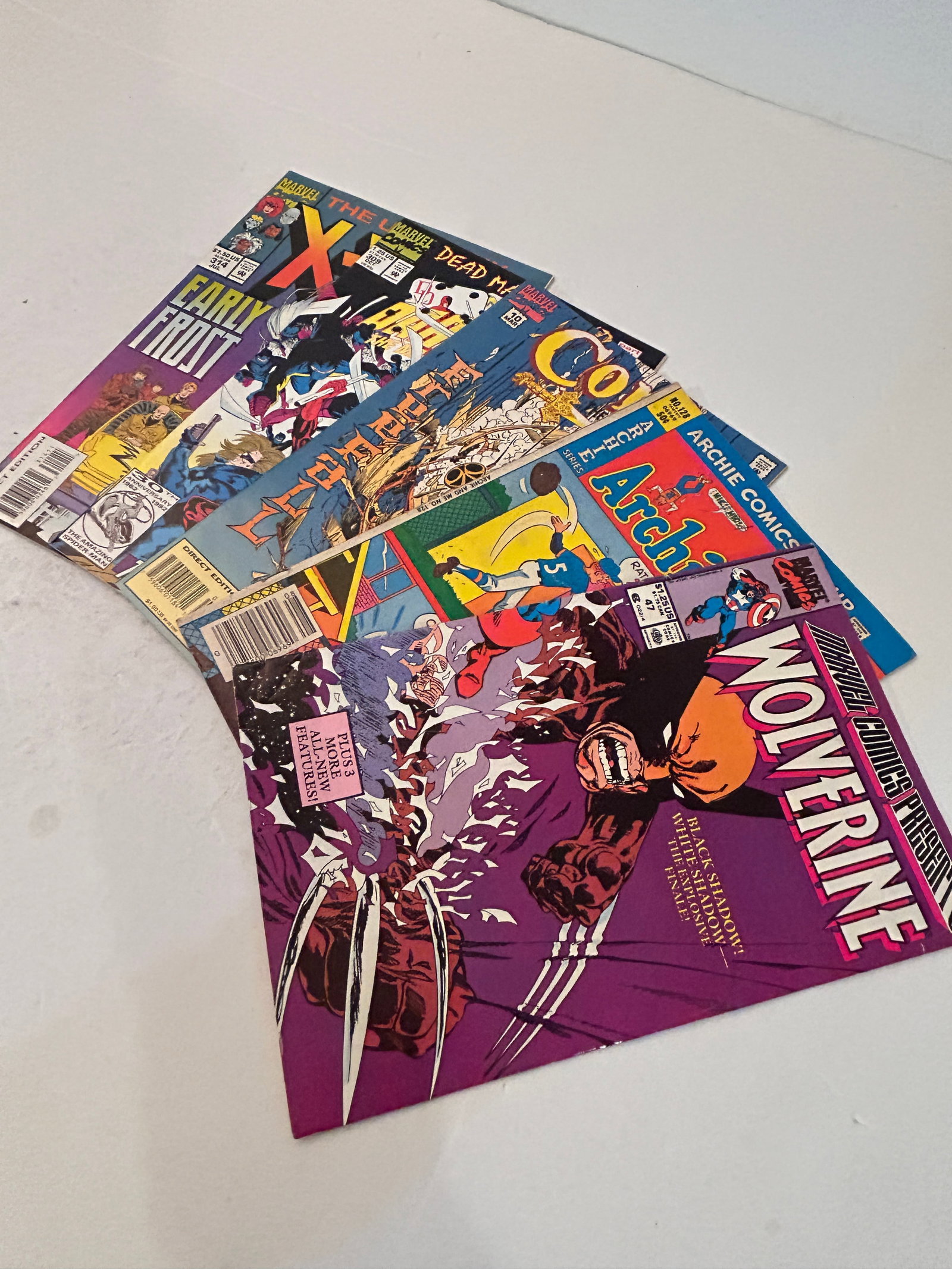 Vintage Lot of 5 Comic Books (1 of 12)