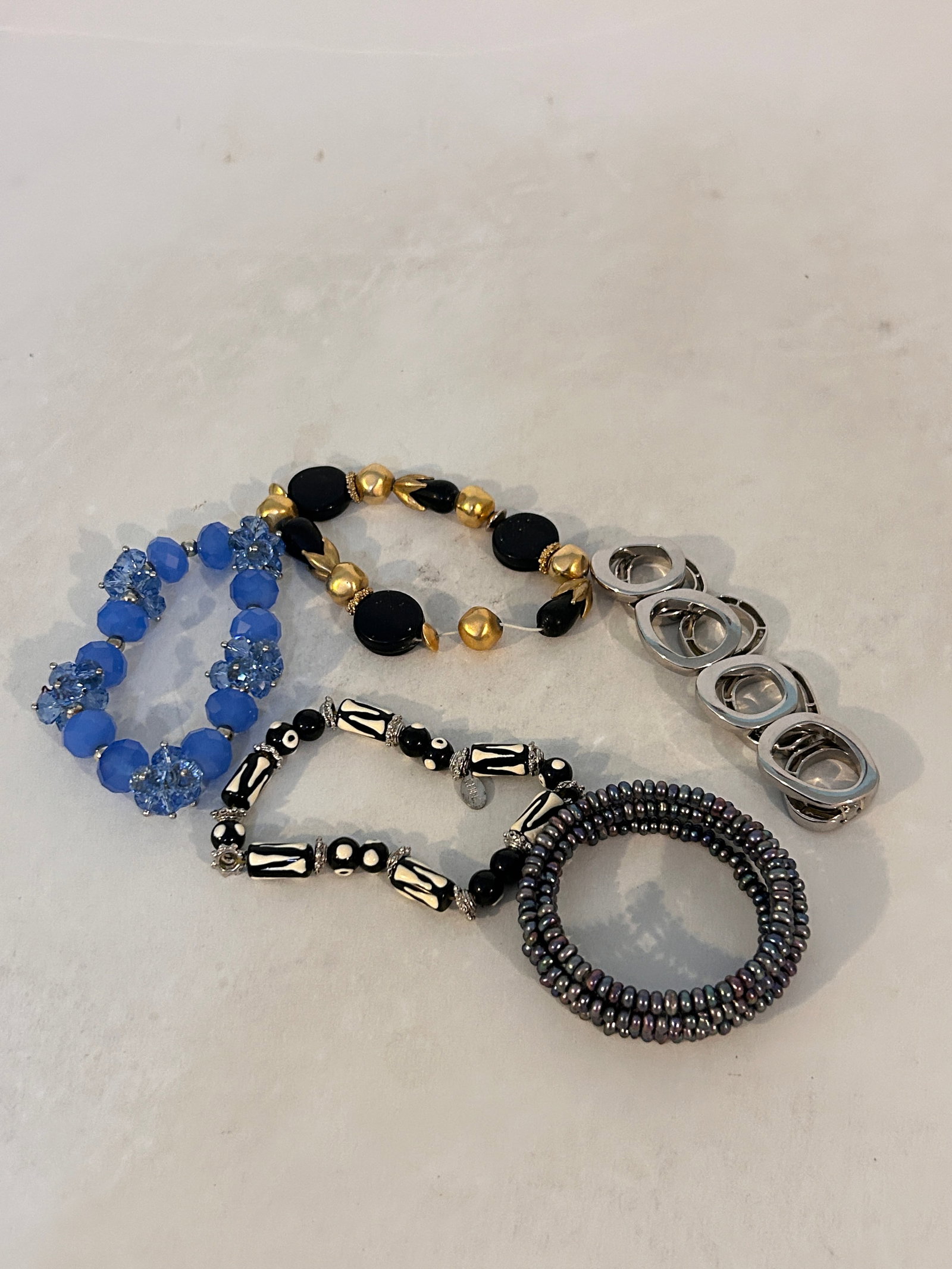Vintage Lot of 5 Bracelets: Vintage Lot of 5 Bracelets
