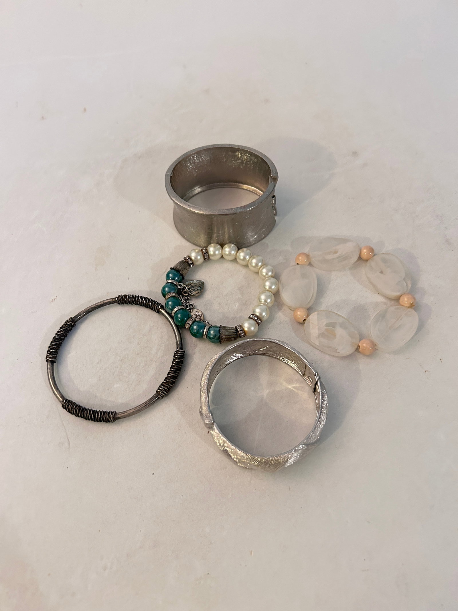 Vintage Lot of 5 Bracelets (1 of 3)