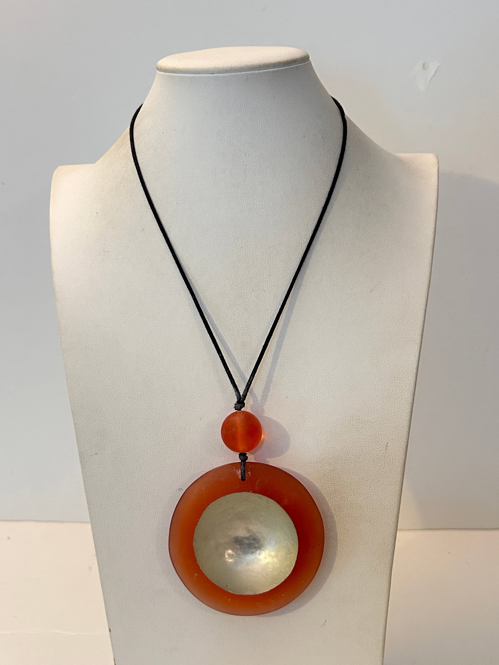 Vintage SYLCA Pendant Necklace Sz 28" (1 of 5)