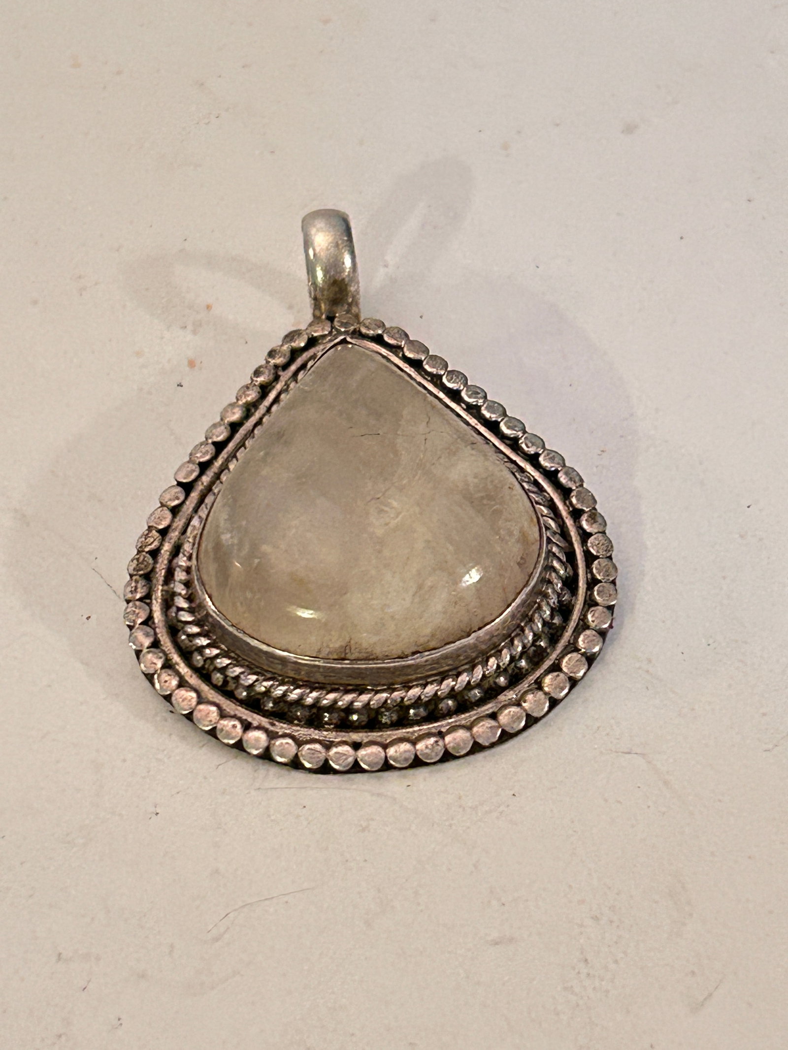 Moonstone Gemstone Handmade 925 Sterling silver Pendant (1 of 4)