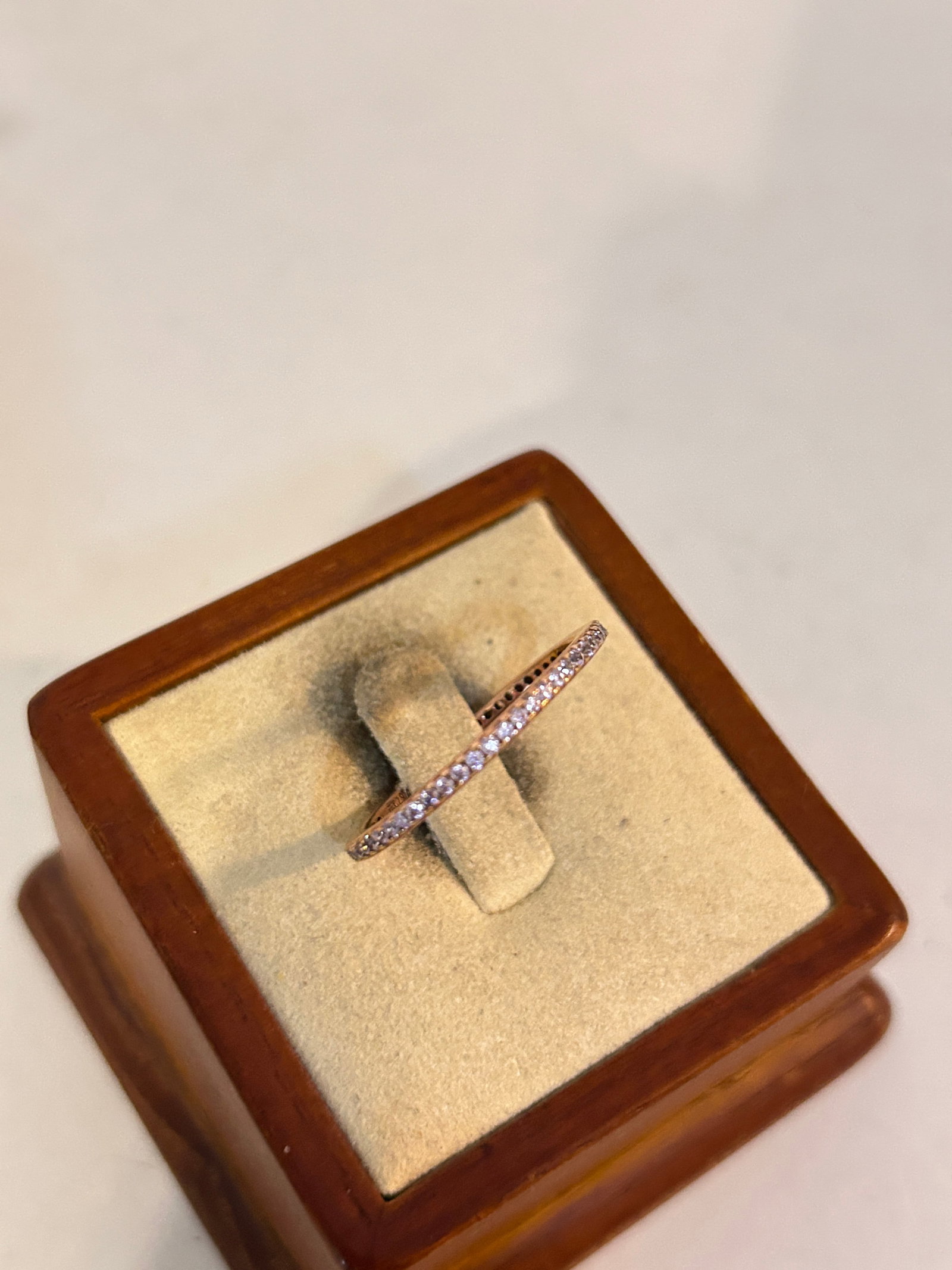 Vintage Sterling Silver CZ Ring Sz 10 (1 of 4)