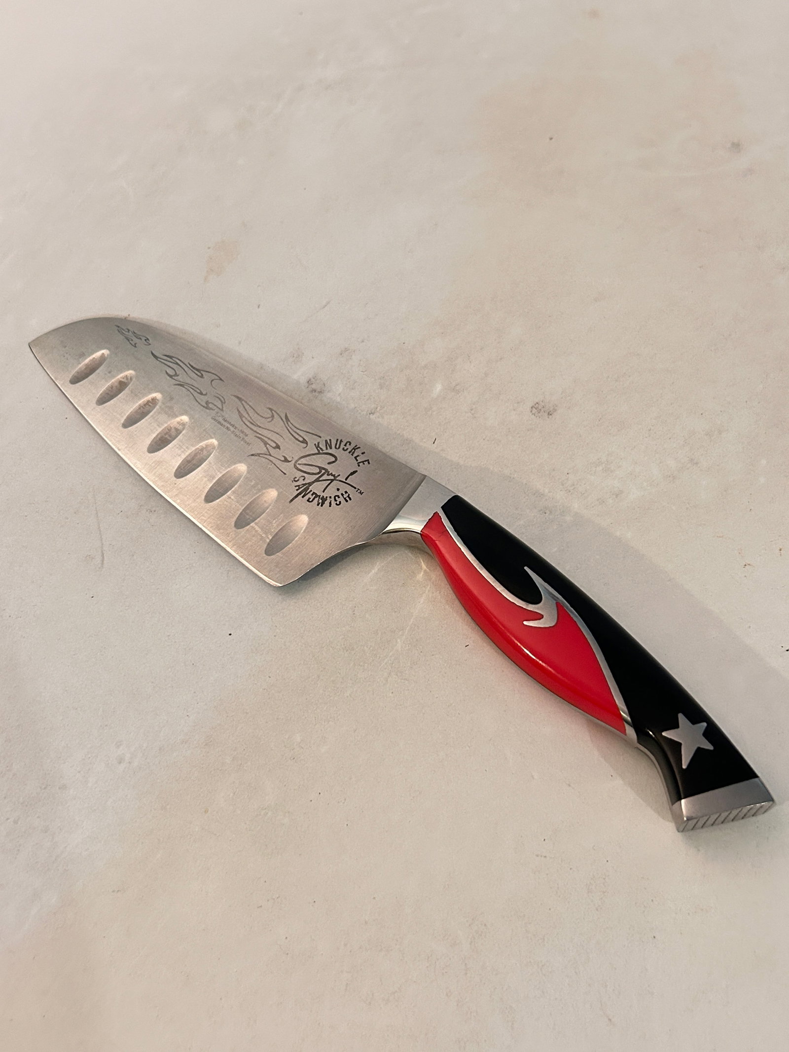 Guy Fieri Knuckle Sandwich Series 10 1/4" knife blade 5 1/2" (1 of 4)