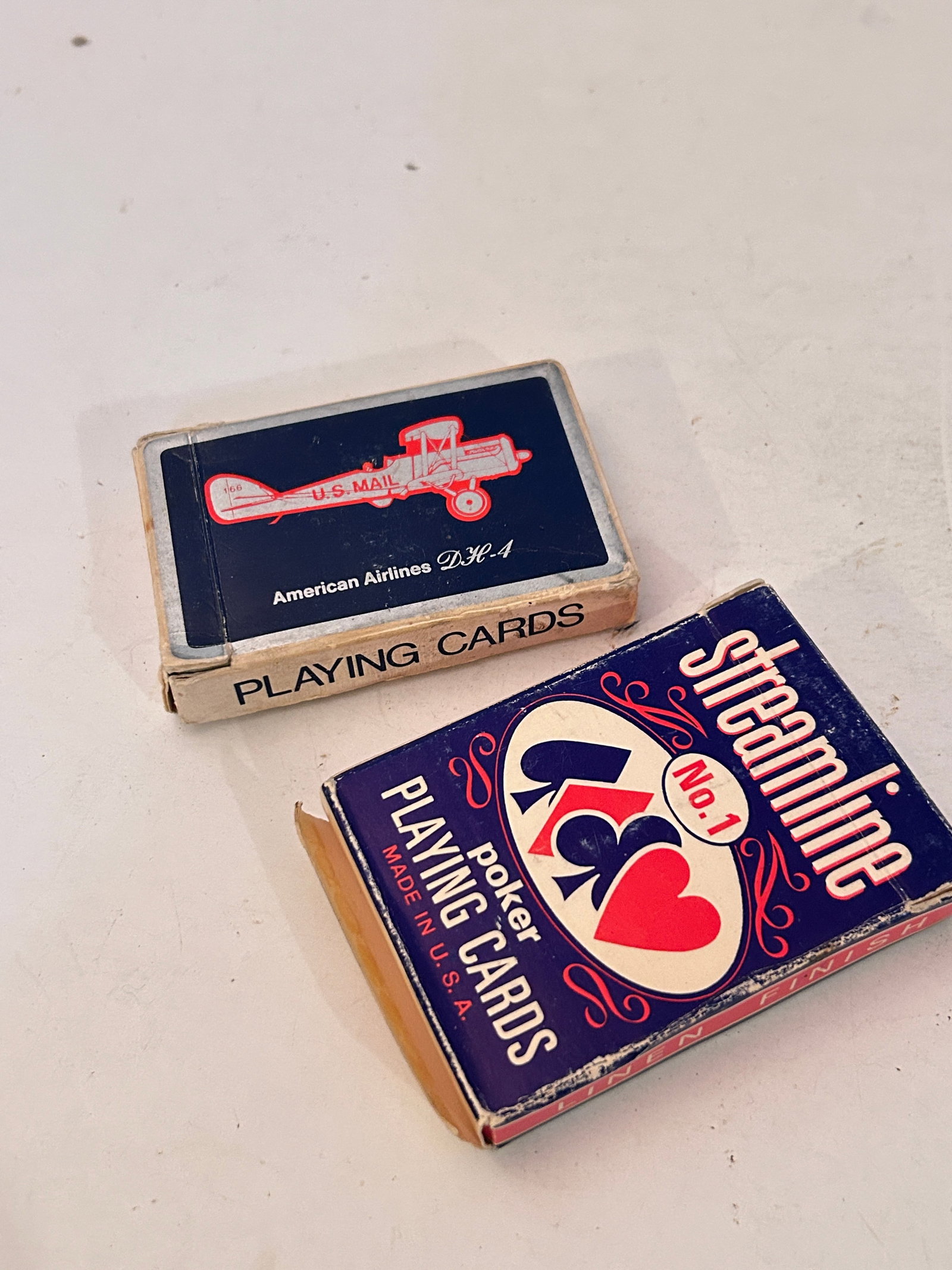 Vintage lot of 2 decks of playing cards. (1 of 3)