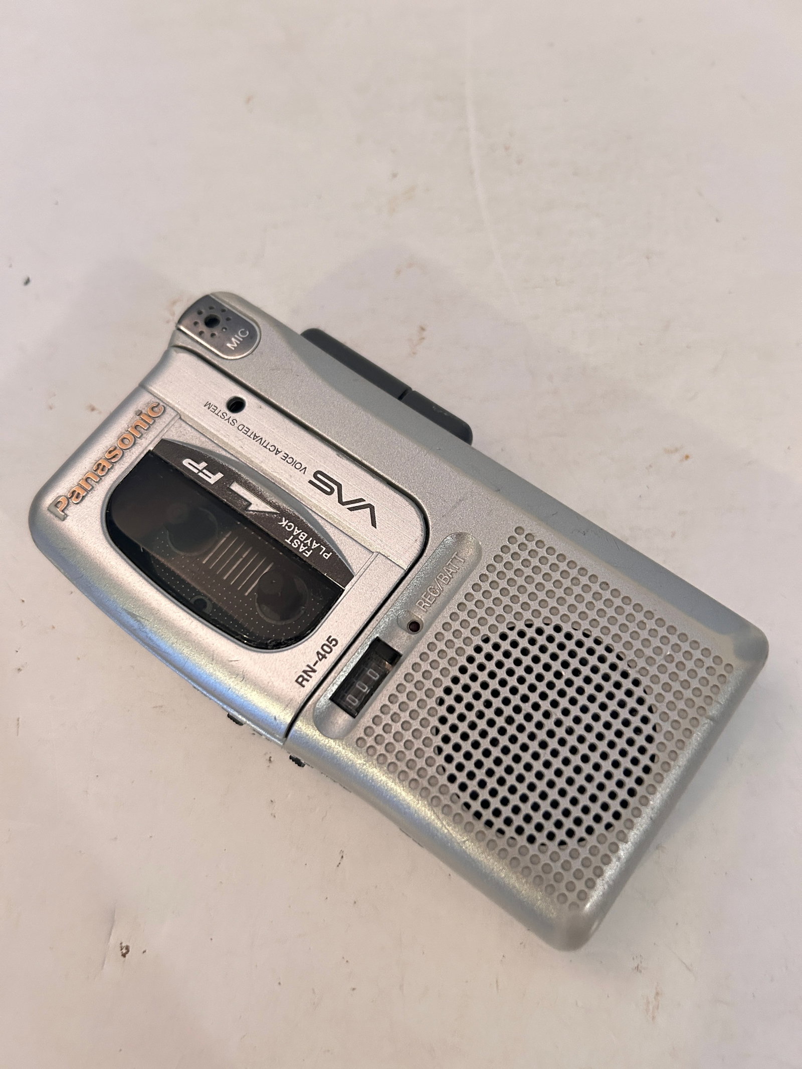 Panasonic RN-405 VAS Voice Activated System Handheld Cassette Recorder needs batteries (1 of 5)