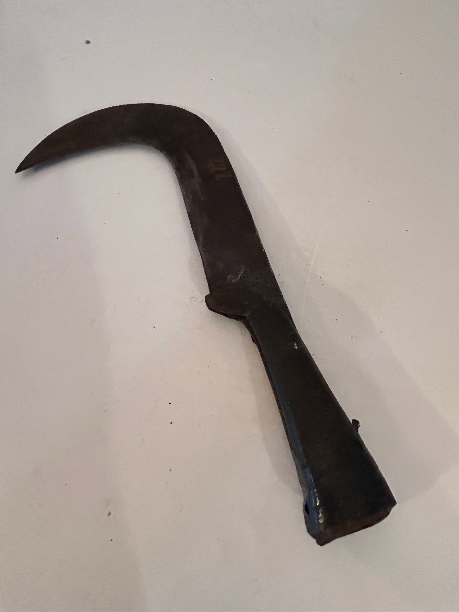 Vintage Antique Machete Billhook Curved Blade Sickle Hay Knife Garden Tool (1 of 4)