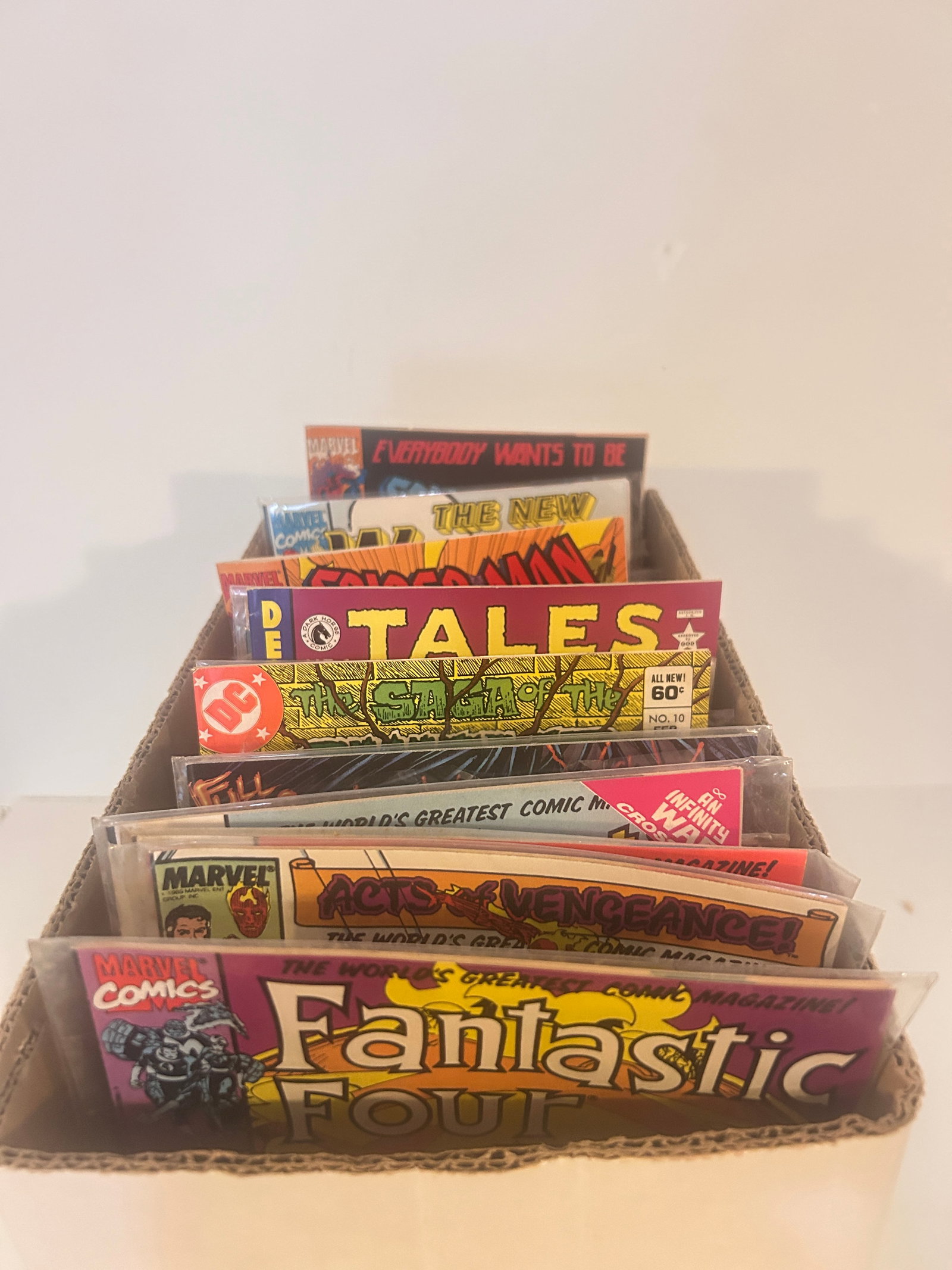 Vintage Short Box Of Comics (1 of 5)