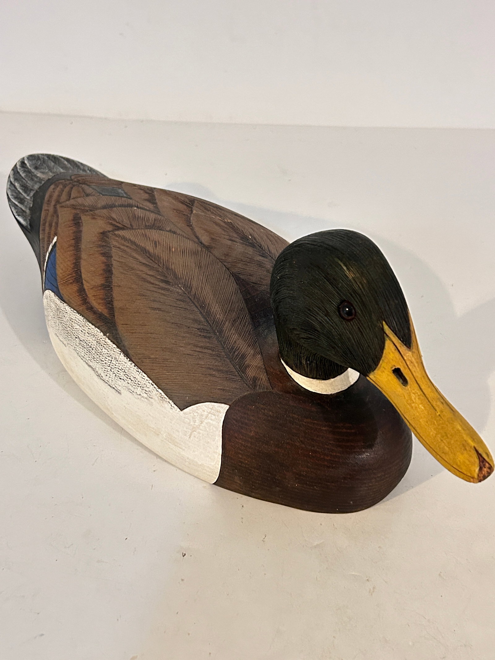 Vintage Mallard Duck Signed Andrew Stanley 1983 16" (1 of 5)