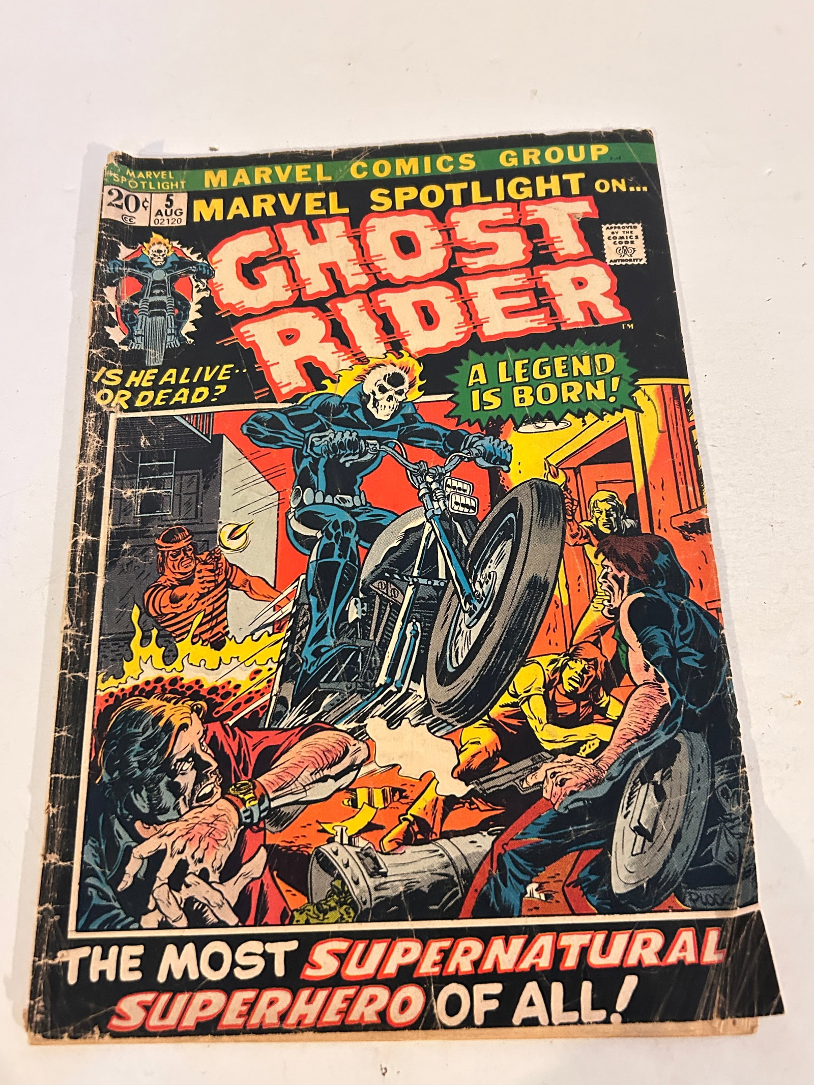 Vintage Ghost Rider # 5 Comic Book (1 of 5)