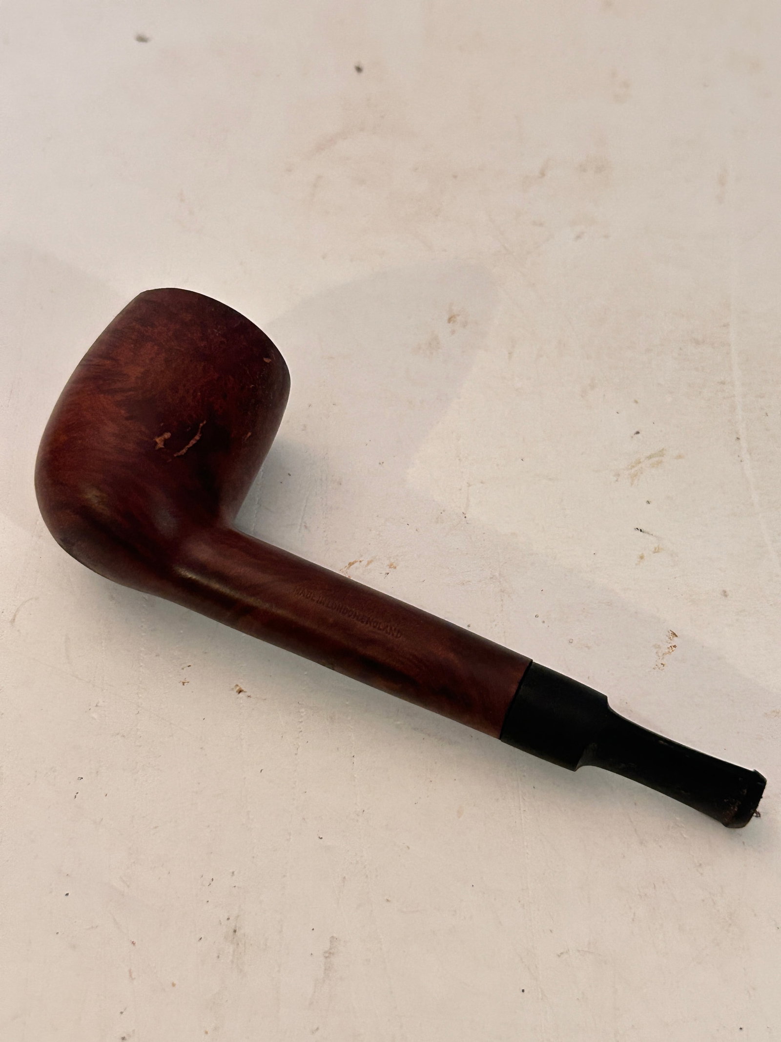 Vintage Coventry London England Tobacco Smoking Pipe Gentleman Rustic Wood (1 of 4)