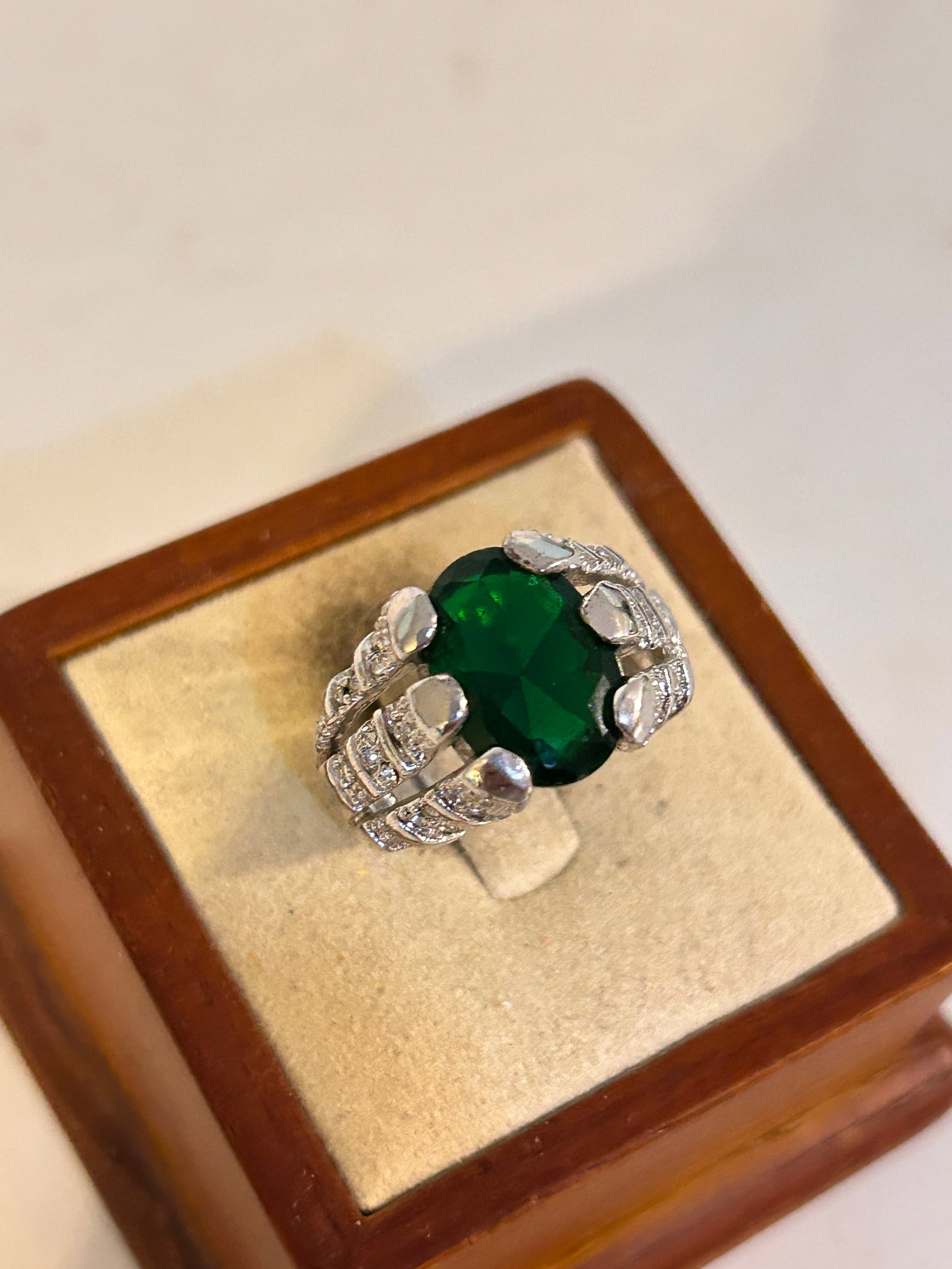 Vintage Green Custom Ring 8 (1 of 5)