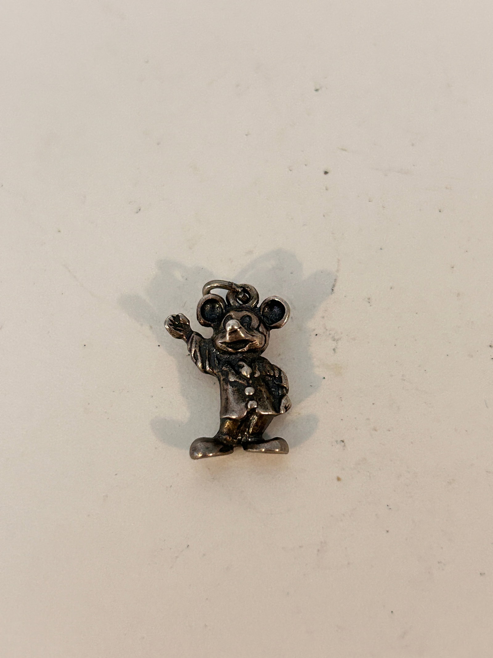 Vintage Sterling Silver Disneyland Mascot Mickey Charm: Vintage Sterling Silver Disneyland Mascot Mickey Charm Please view all photos as they are part of the description and condition of this Item, Feel free to contact me with questions or picture requests