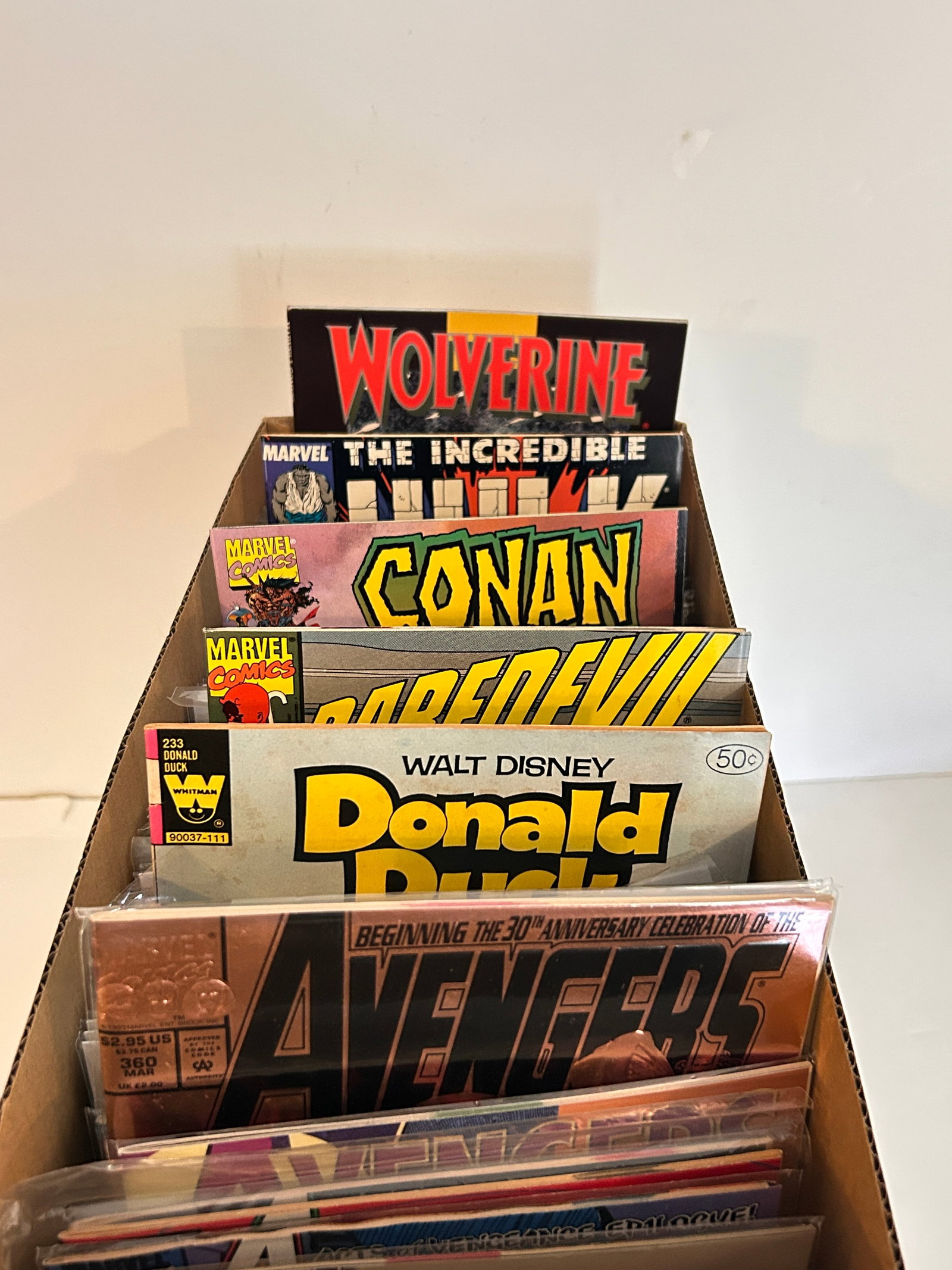 Vintage Short Box Of Comics: Vintage Short Box Of Comics Please view all photos as they are part of the description and condition of this Item, Feel free to contact me with questions or picture requests! Used Item AS IS