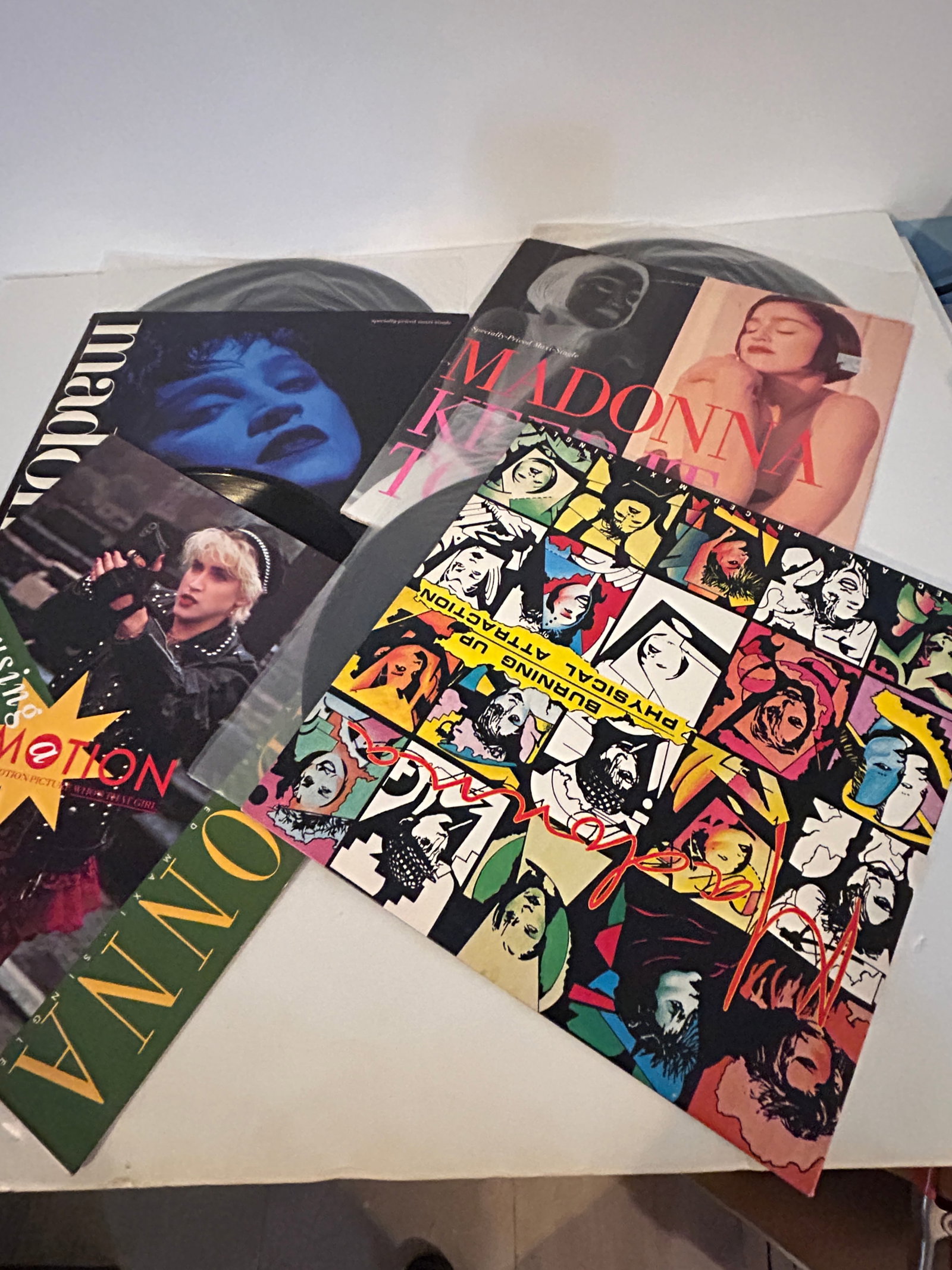 Vintage lot of 4 Madonna lps (1 of 3)