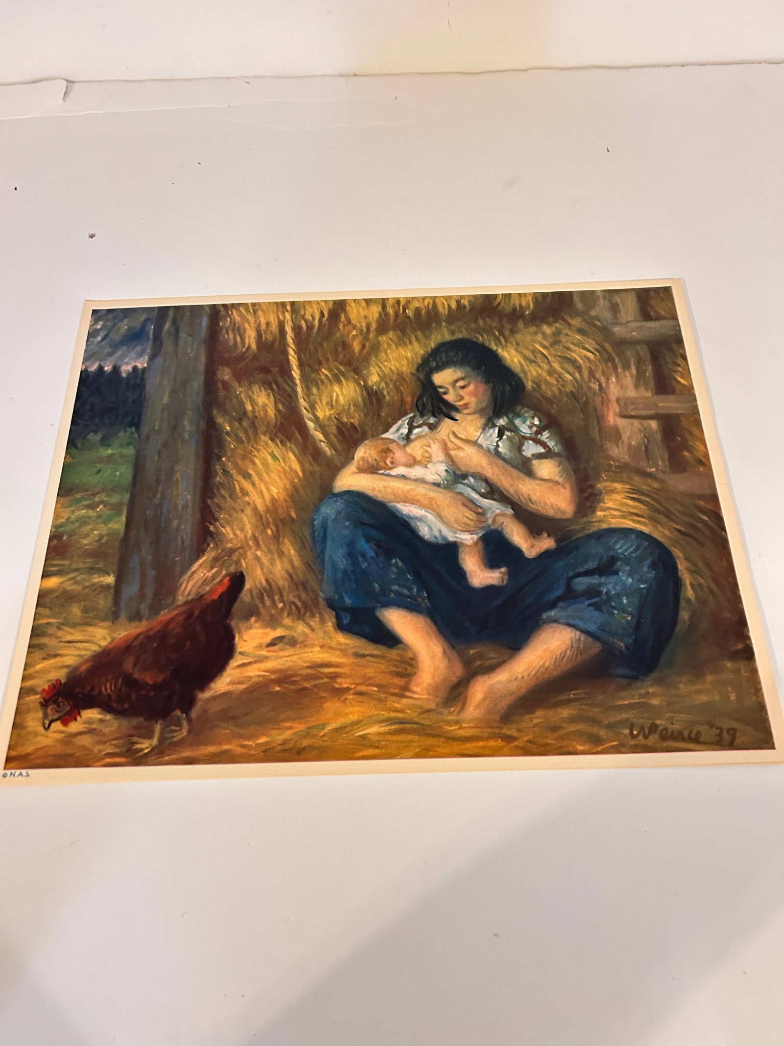 1941 NY Worlds Fair N.A.S. Lithograph 14" X 10" (1 of 4)