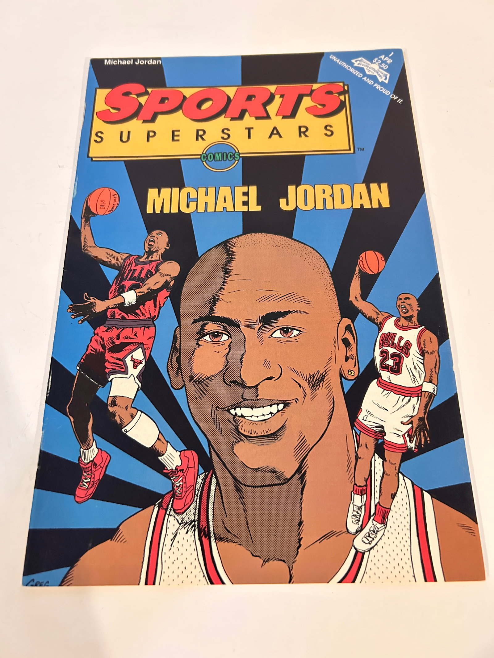 1992 Sports Superstars Comics Michael Jordan (Rare) (1 of 2)