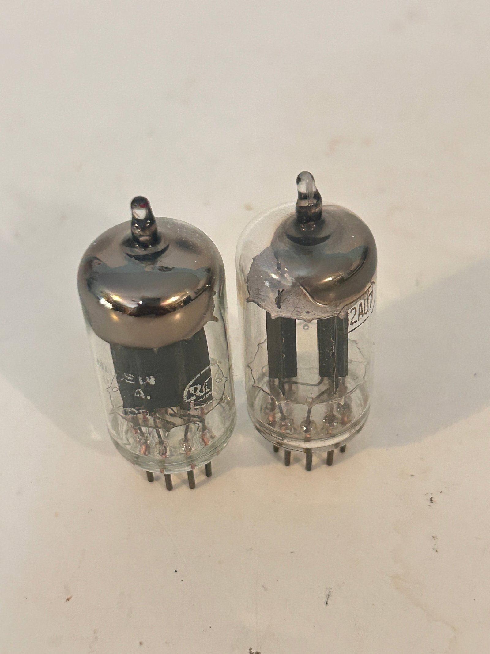 2 Rca 12AU7 Vacuum Tubes (1 of 3)