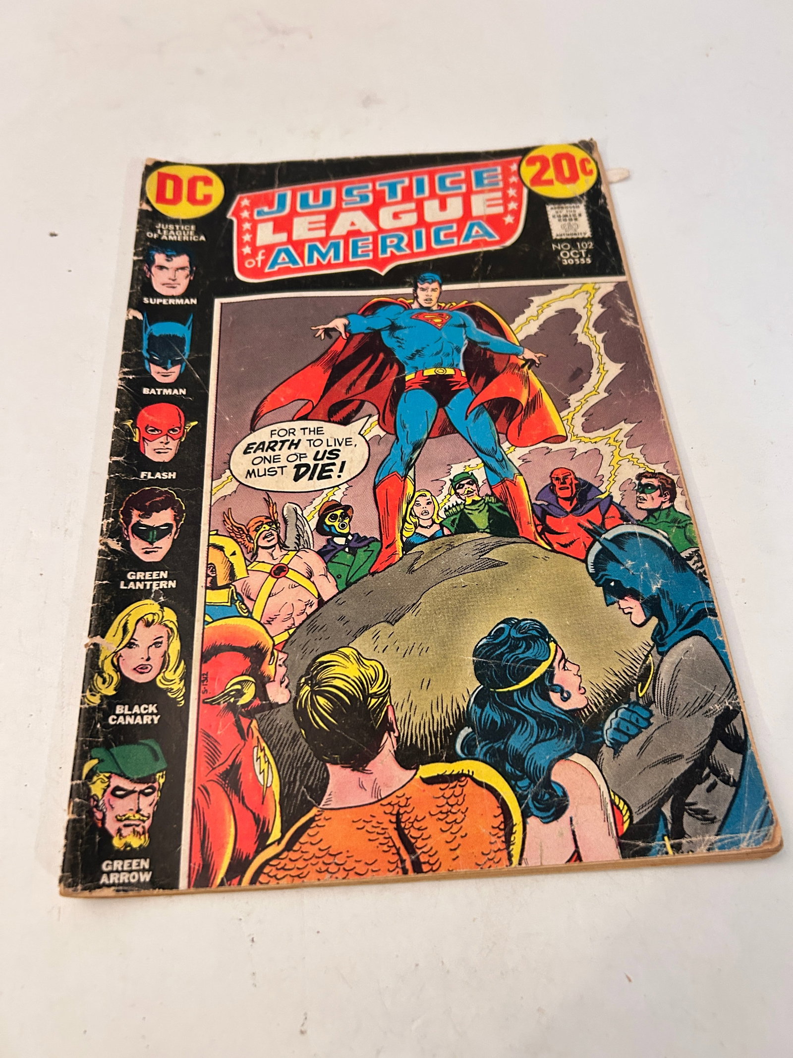 Vintage Comic Book Justice League of America # 102 (1 of 2)