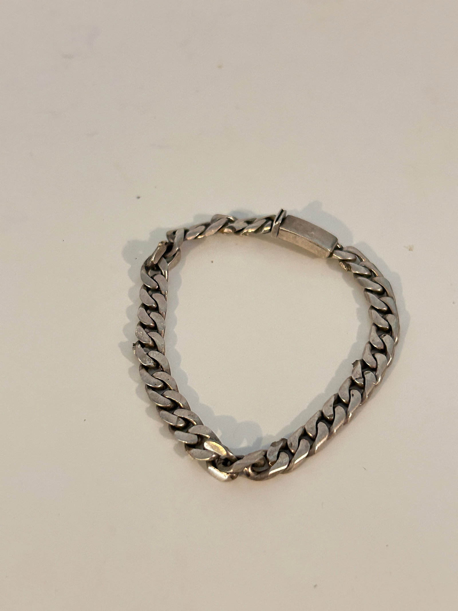 Vintage Sterling Silver Bracelet 7" 16 grams signed ERAS (1 of 4)