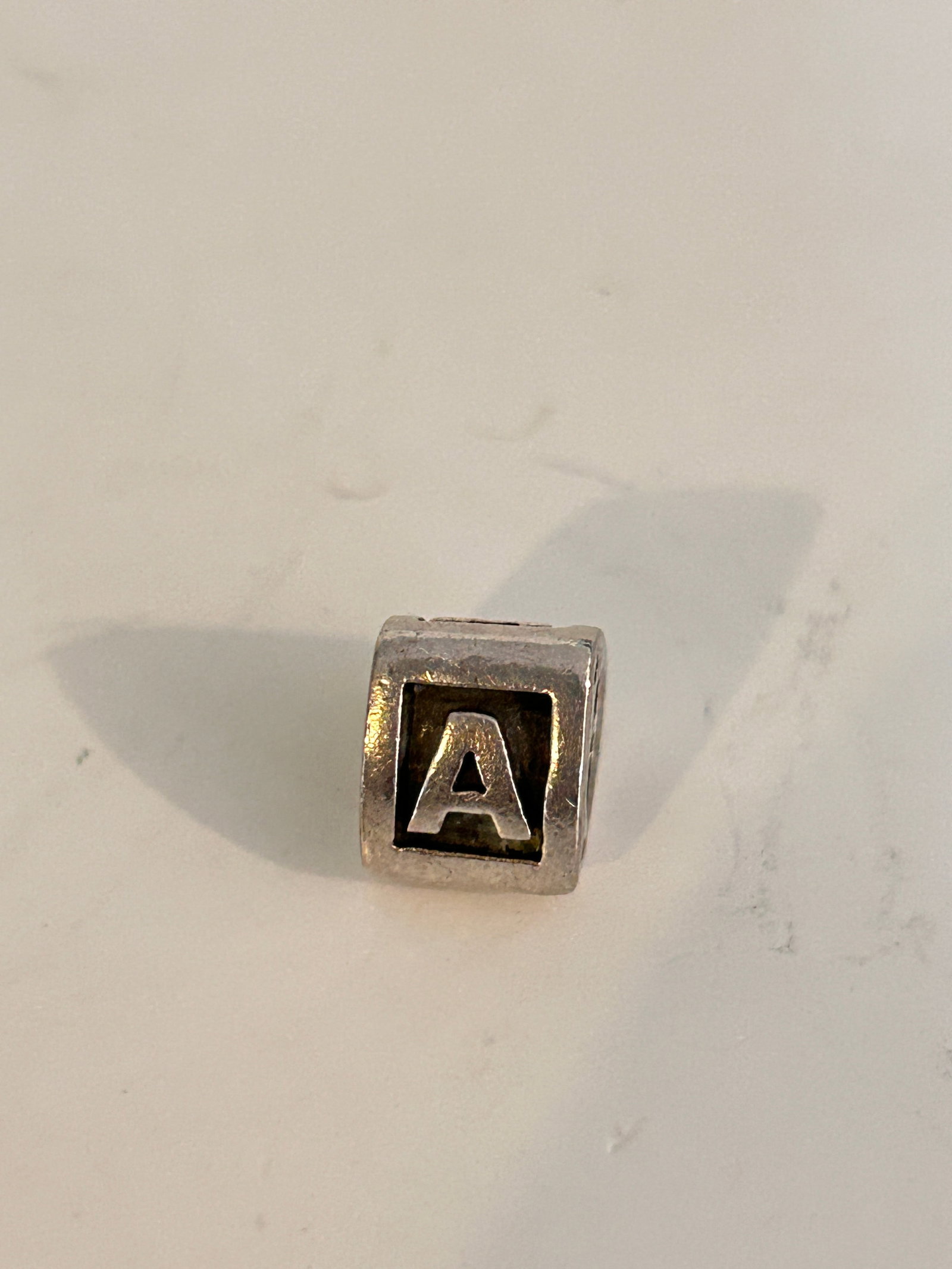 Genuine Pandora Silver 925, ALE Letter A Charm (1 of 3)