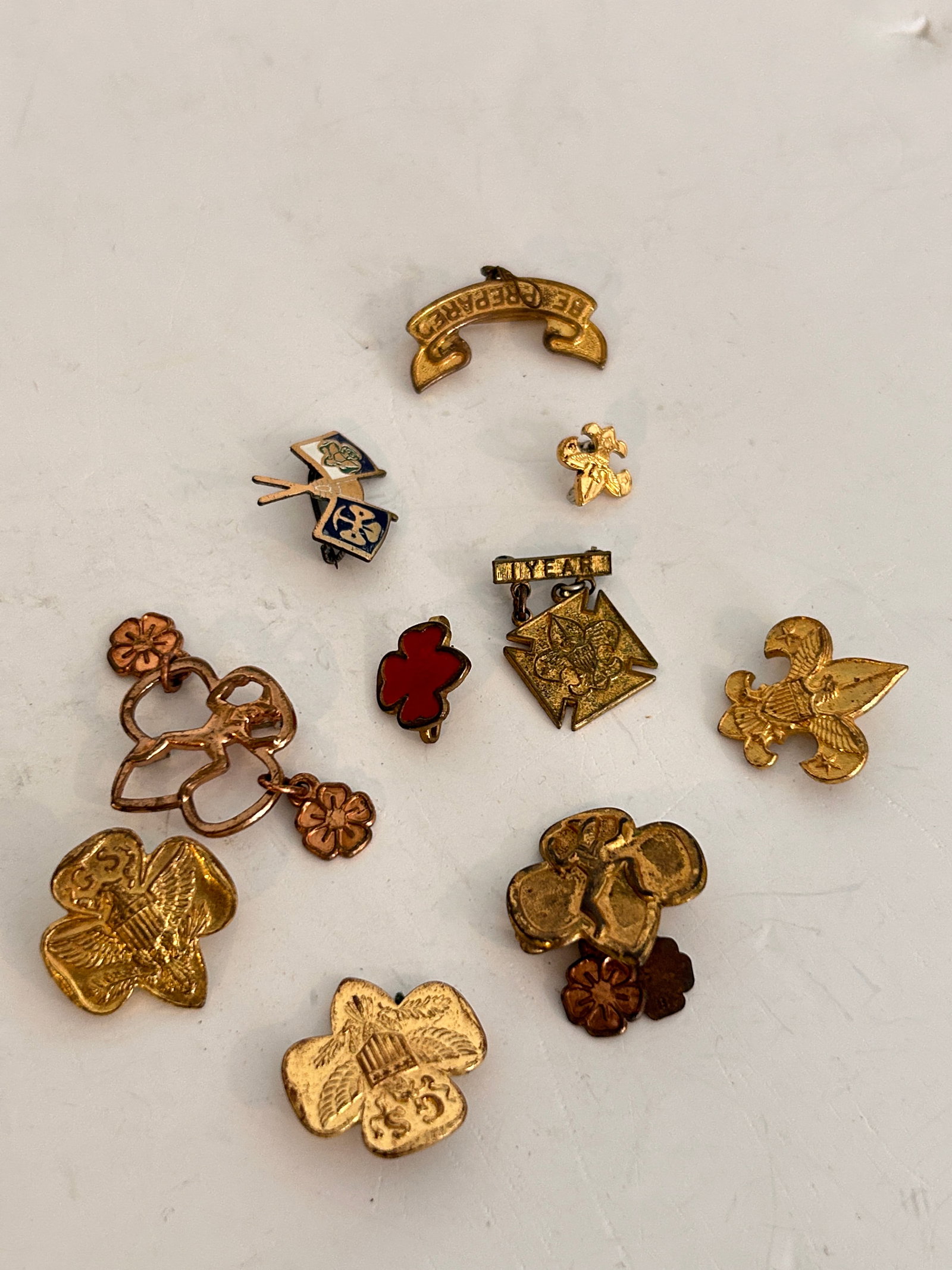 vintage Girl Scout of America and Boy Scout pins (1 of 3)