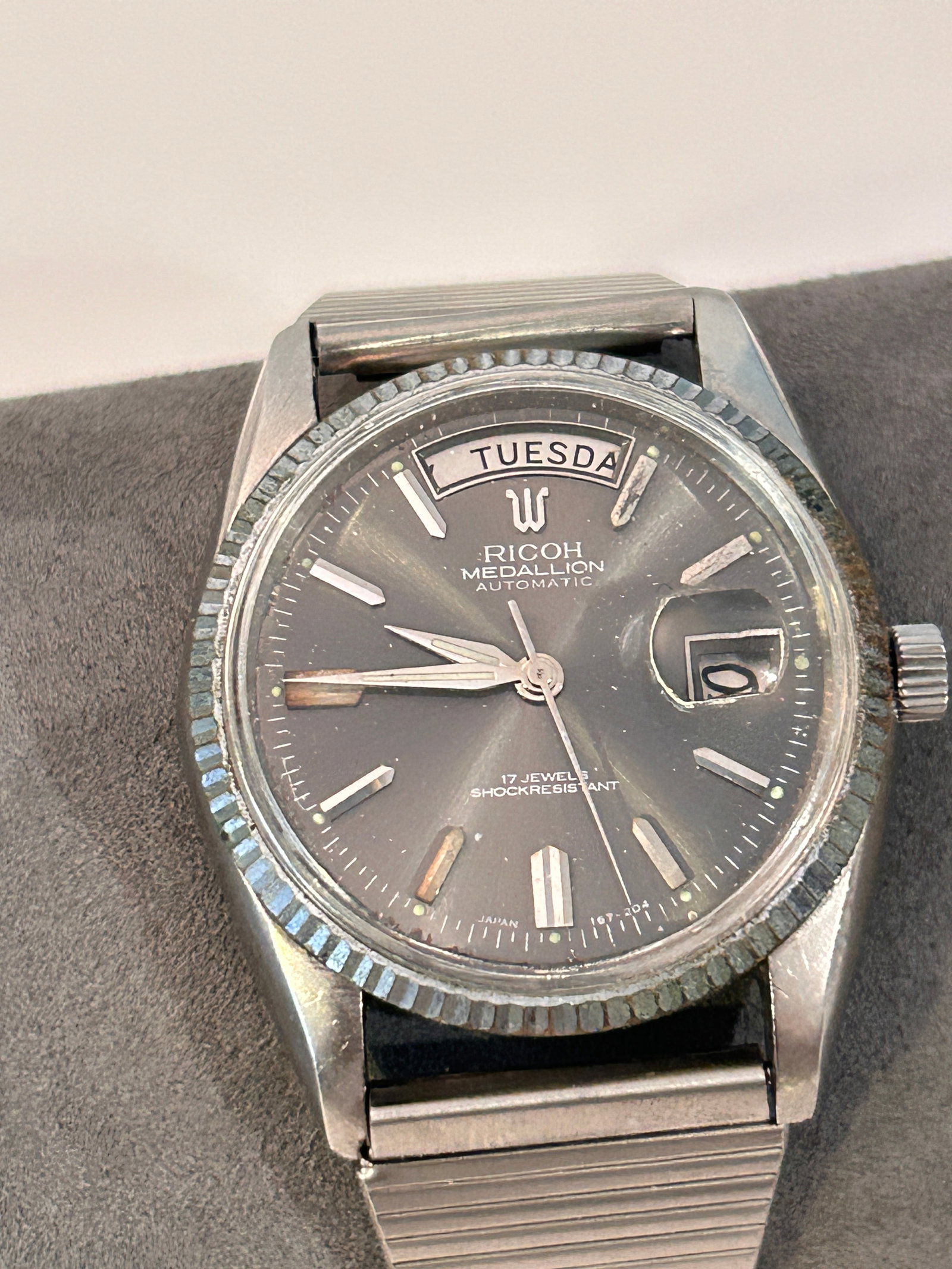 Ricoh Medallion President Automatic Day/date Vintage Men?s Watch working (1 of 6)
