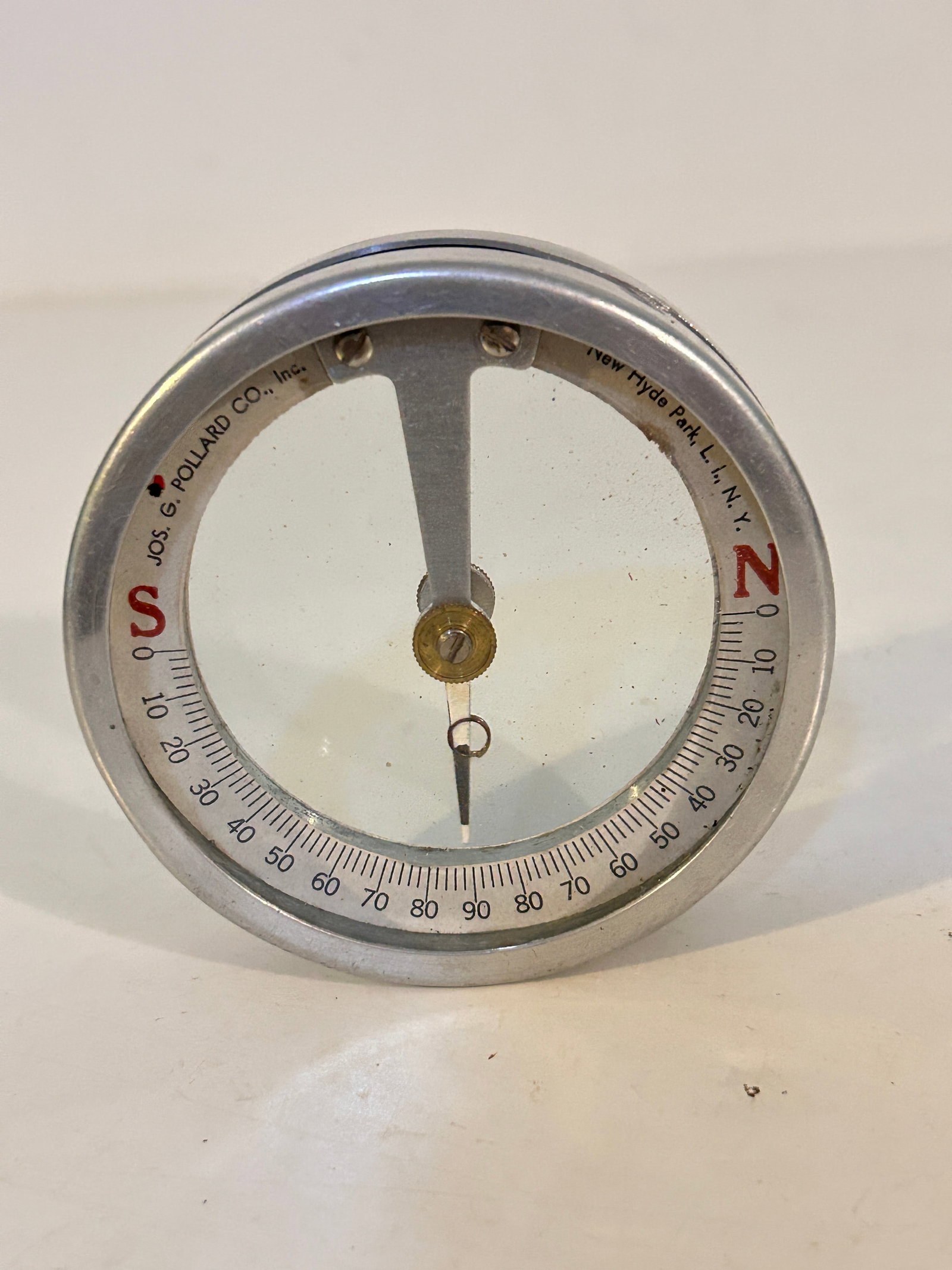 Antique Joseph G Pollard Magnetic Dipping Needle Compass: Antique Joseph G Pollard Magnetic Dipping Needle Compass Please view all photos as they are part of the description and condition of this Item, Feel free to contact me with questions or picture reques
