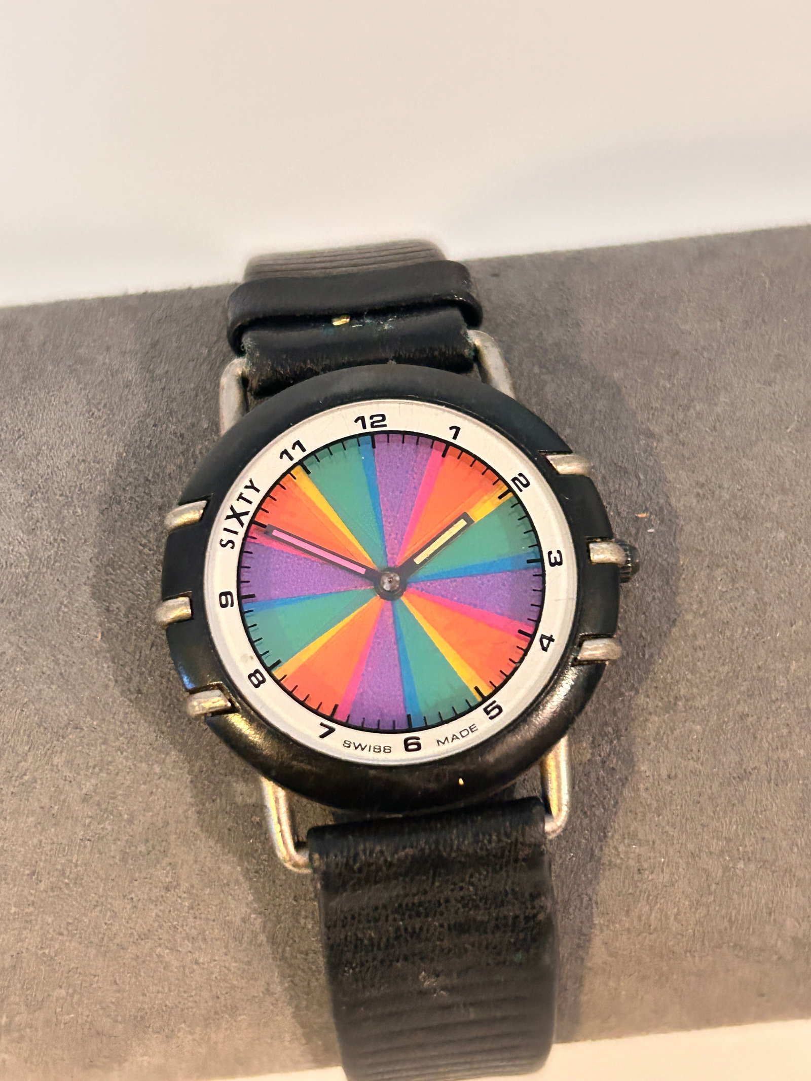 Vintage SIXTY Le jour kaleidoscope watch designed by David Pakter needs bat (1 of 4)