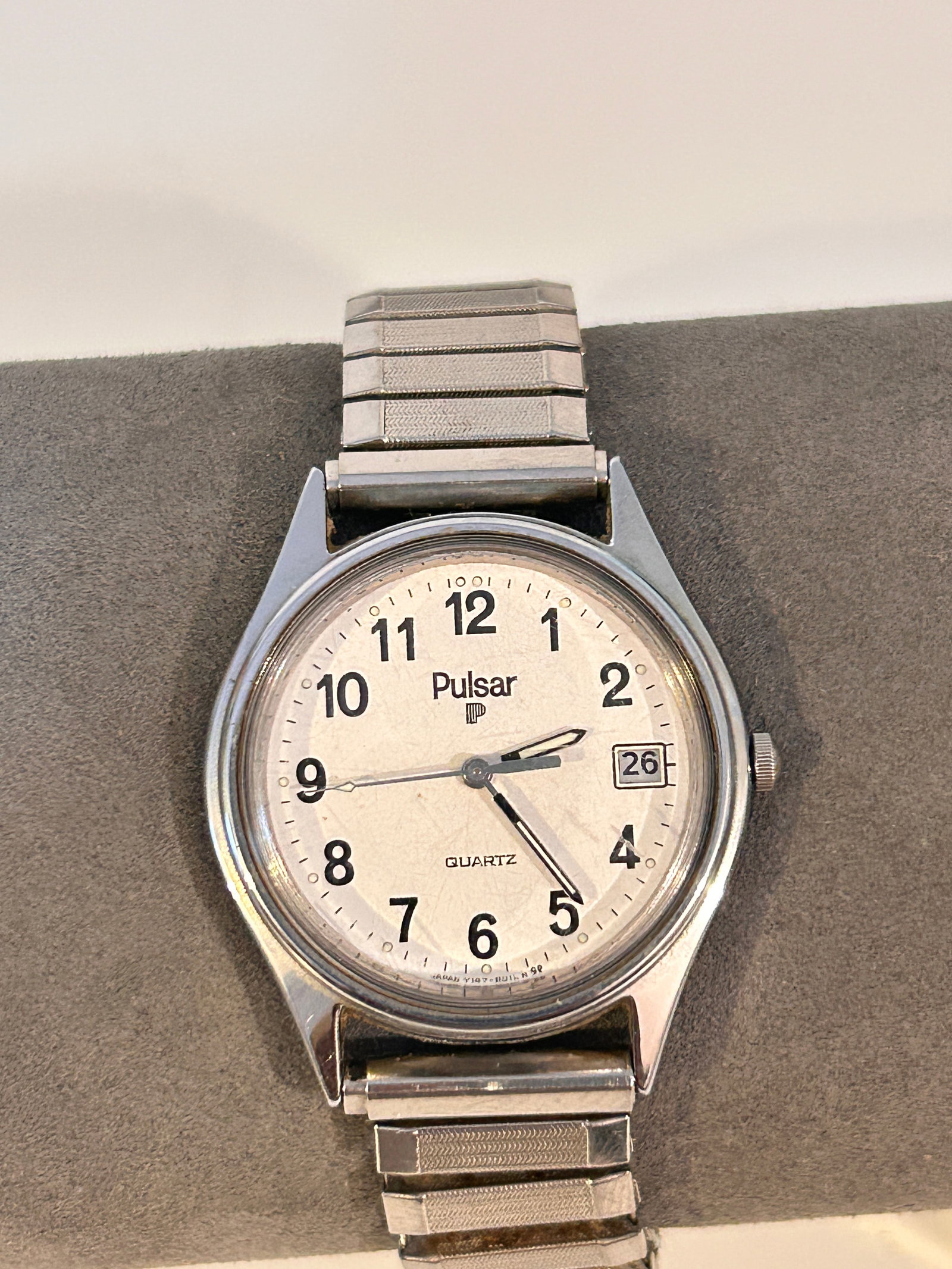 Vintage PULSAR by Seiko Men?s Watch Stainless Steel working