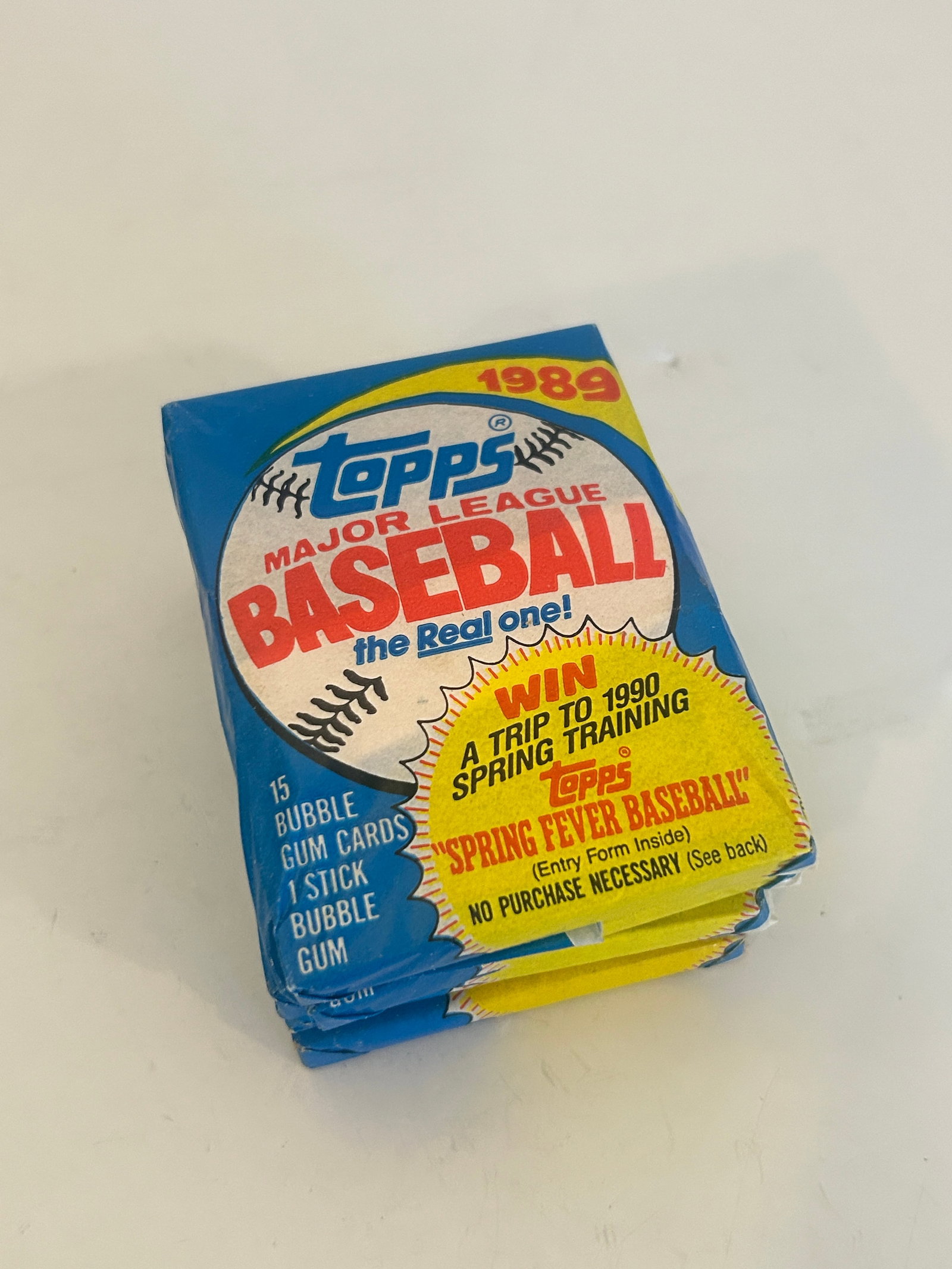 Vintage Lot of 5 1989 Topps Baseball Card Packs