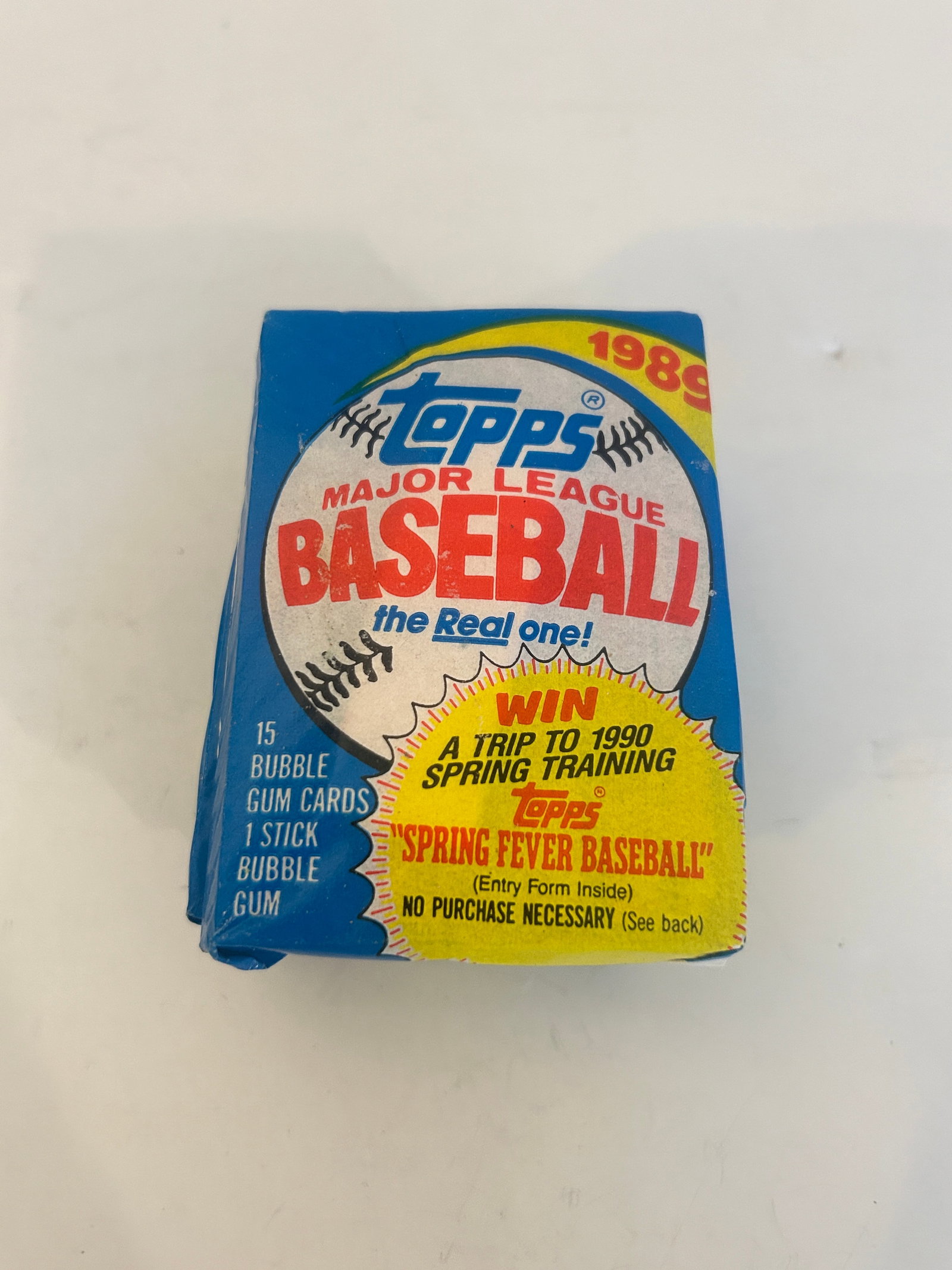 Vintage Lot of 5 1989 Topps Baseball Card Packs: Vintage Lot of 5 1989 Topps Baseball Card Packs Please view all photos as they are part of the description and condition of this Item, Feel free to contact me with questions or picture requests! Used 