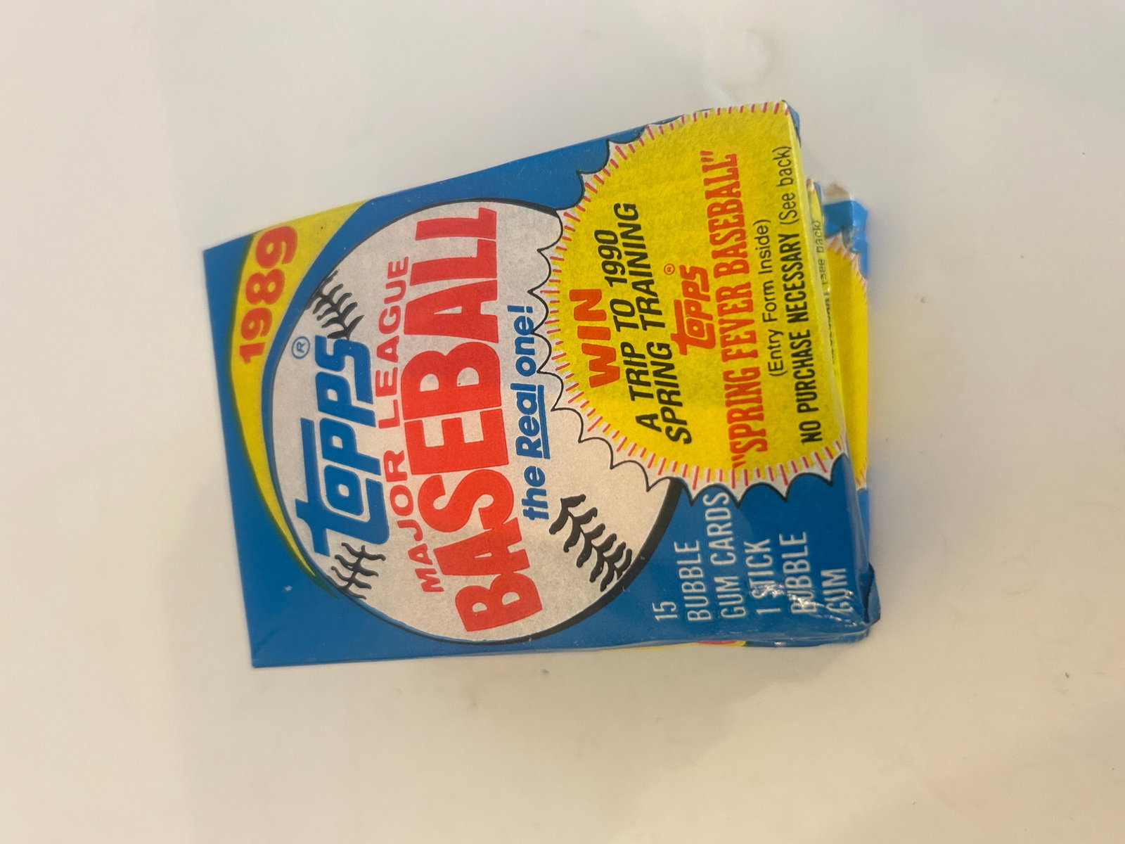 Vintage Lot of 5 1989 Topps Baseball Card Packs (1 of 3)