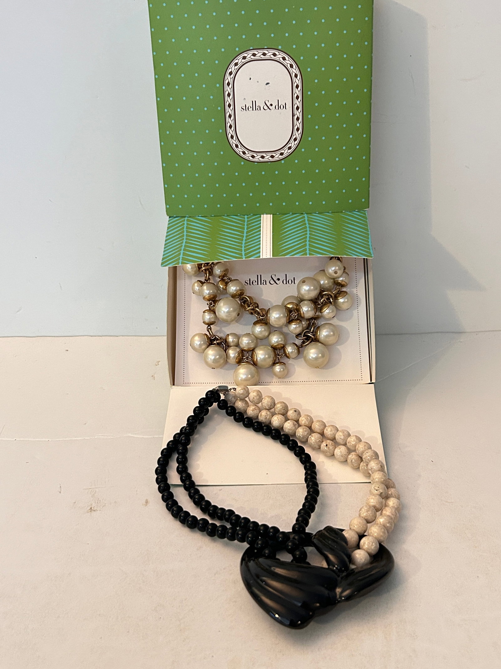 Vintage Lot Of 2 Higher End Necklaces