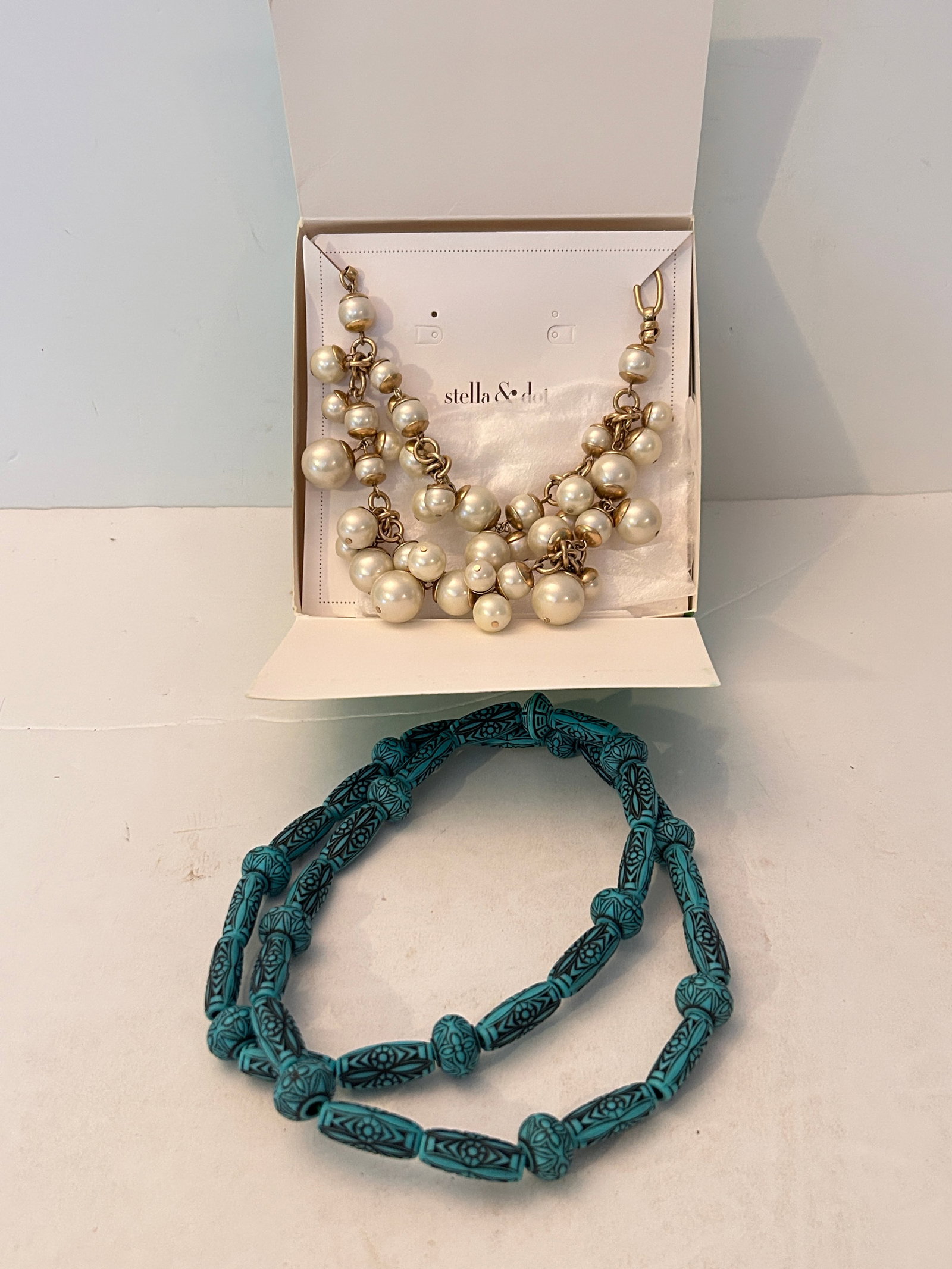 Vintage Lot Of 2 Higher End Necklaces