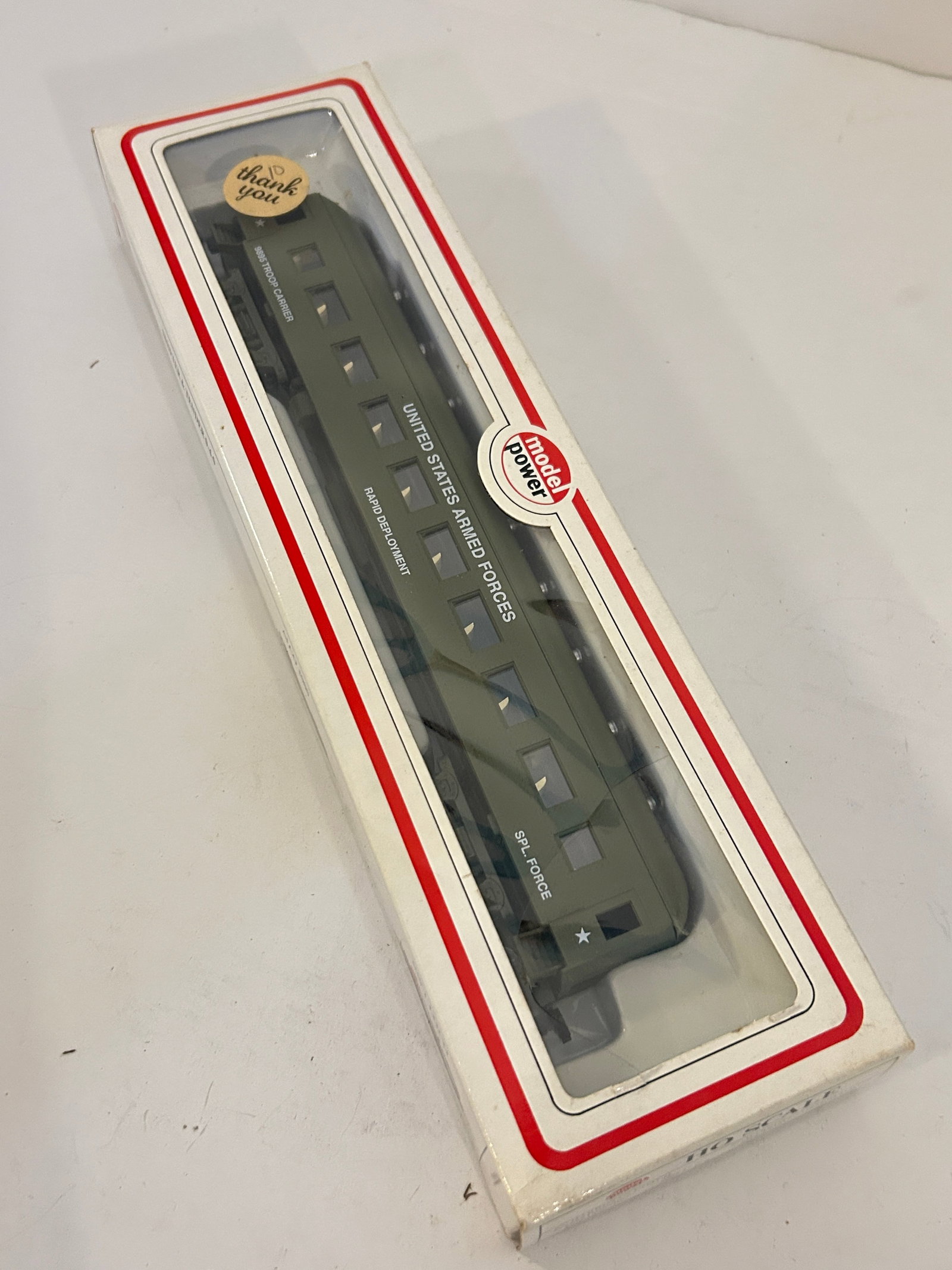 Model Power HO scale United States Armed Forces troop carrier (1 of 4)