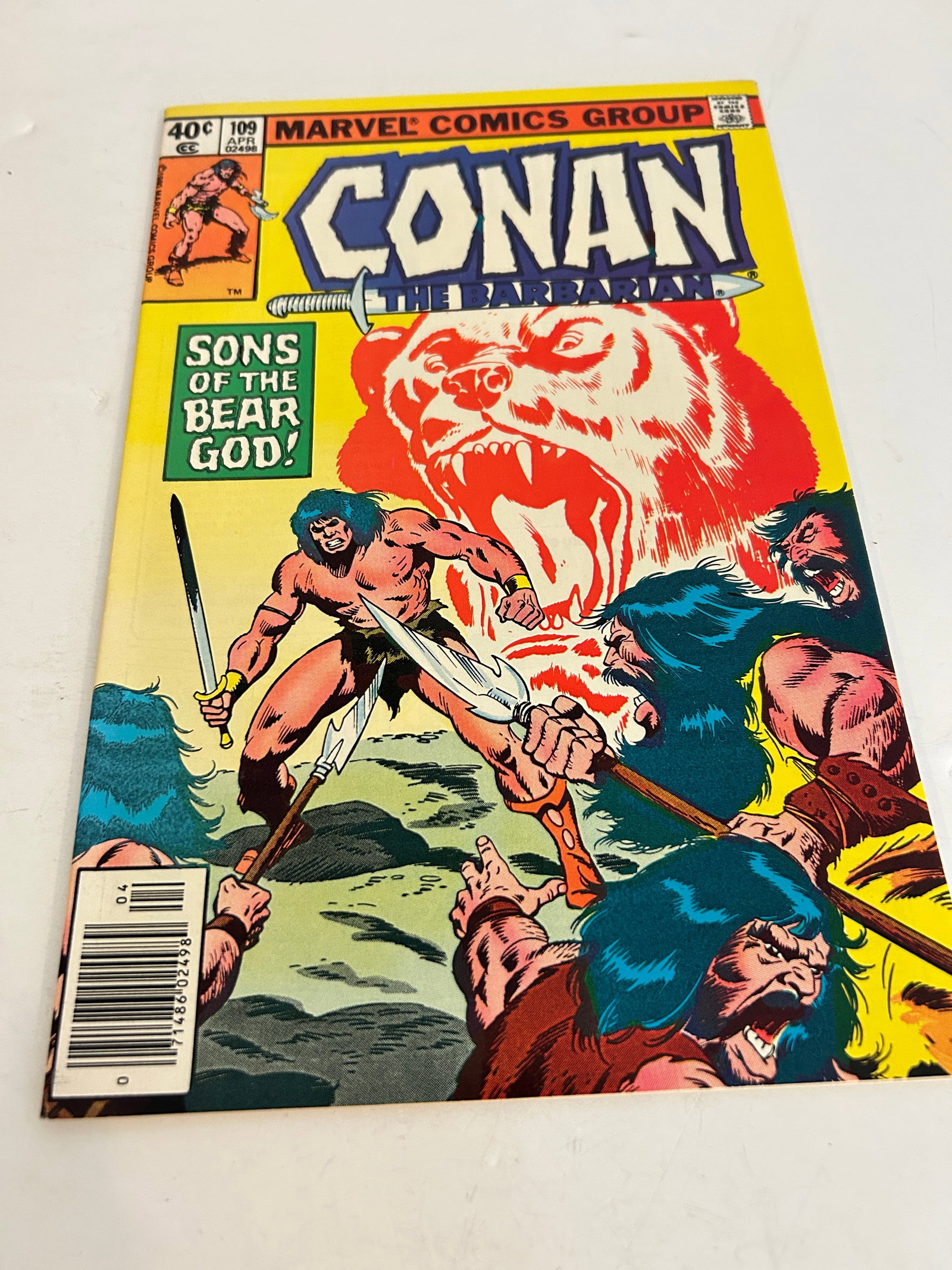 Vintage Quality Comic Book Conan the Barbarian Published by Marvel Comics: Vintage Quality Comic Book Conan the Barbarian Published by Marvel Comics