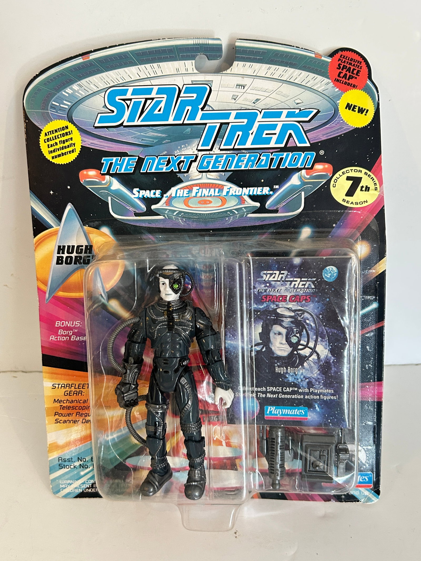 Vintage 1994 Playmates Hugh Borg Star Trek The Next Generation Action Figure: Vintage 1994 Playmates Hugh Borg Star Trek The Next Generation Action Figure Please view all photos as they are part of the description and condition of this Item, Feel free to contact me with questio