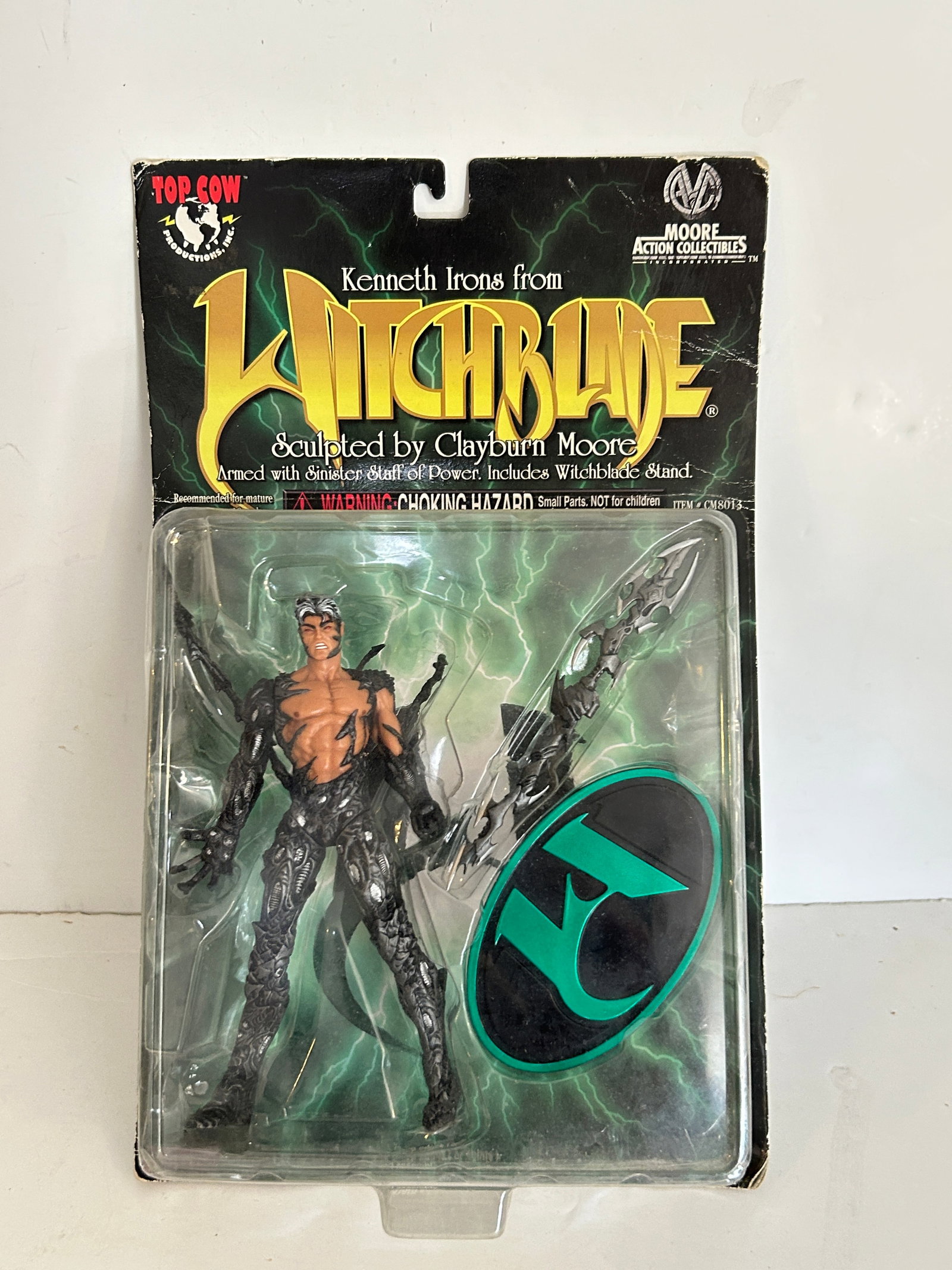 Kenneth Irons 6-inch Action Figure from the Witchblade series.: Kenneth Irons 6-inch Action Figure from the Witchblade series. Please view all photos as they are part of the description and condition of this Item, Feel free to contact me with questions or picture 