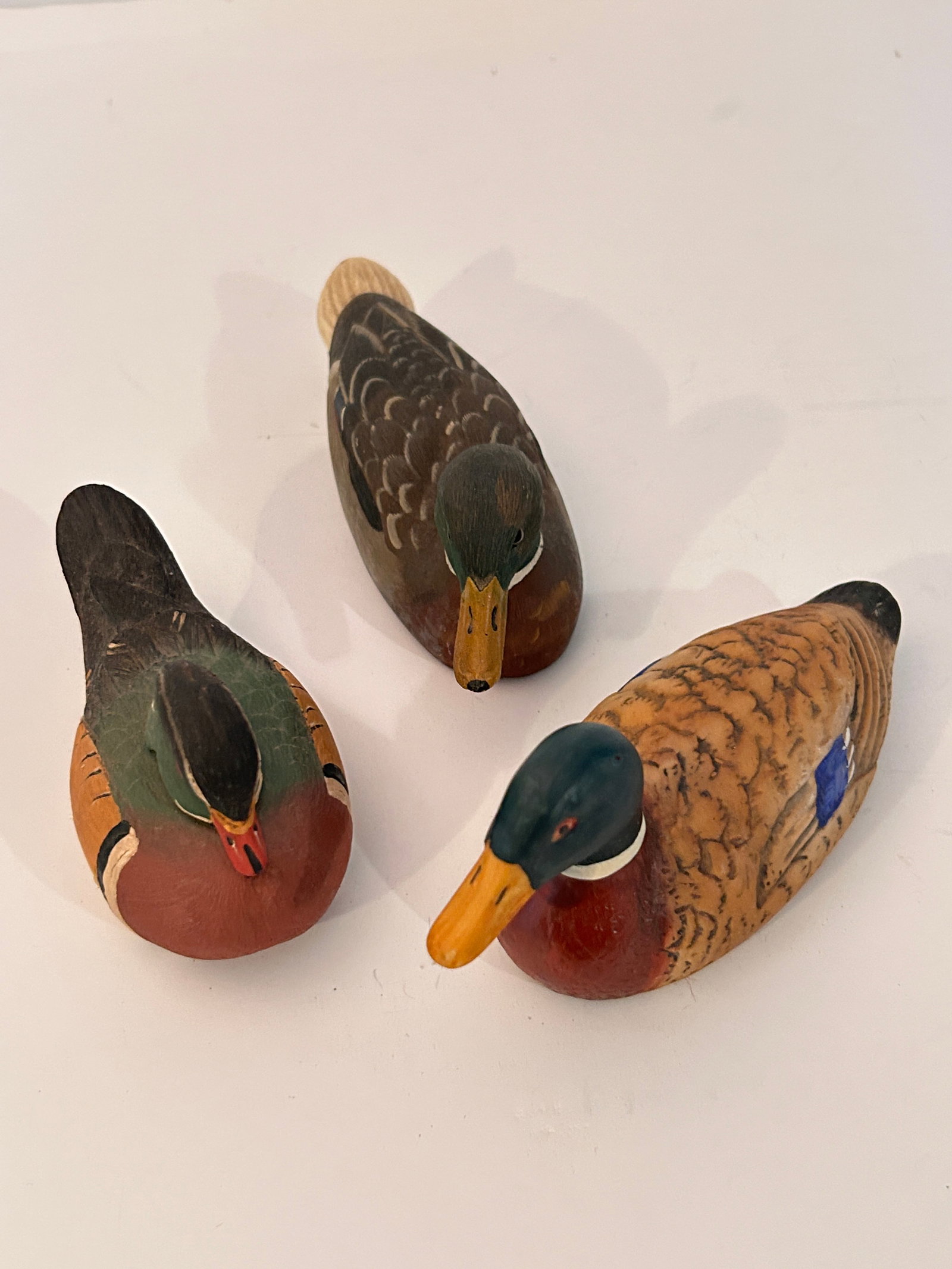Lot of 3 Mini Ducks: Lot of 3 Mini Ducks Please view all photos as they are part of the description and condition of this Item, Feel free to contact me with questions or picture requests! Used Item AS IS