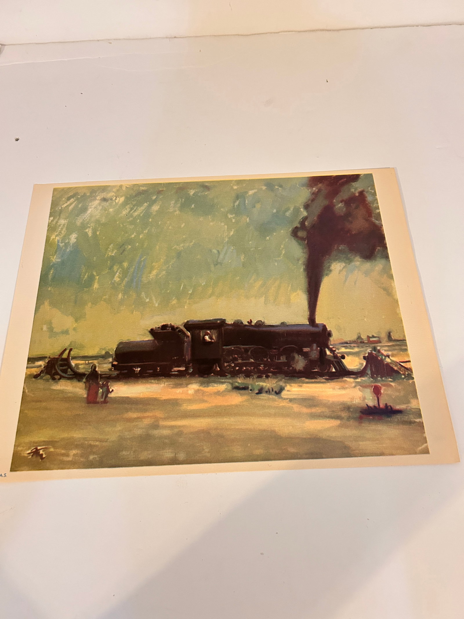 1940 NY Worlds Fair N.A.S. Lithograph 14" X 10" (1 of 4)