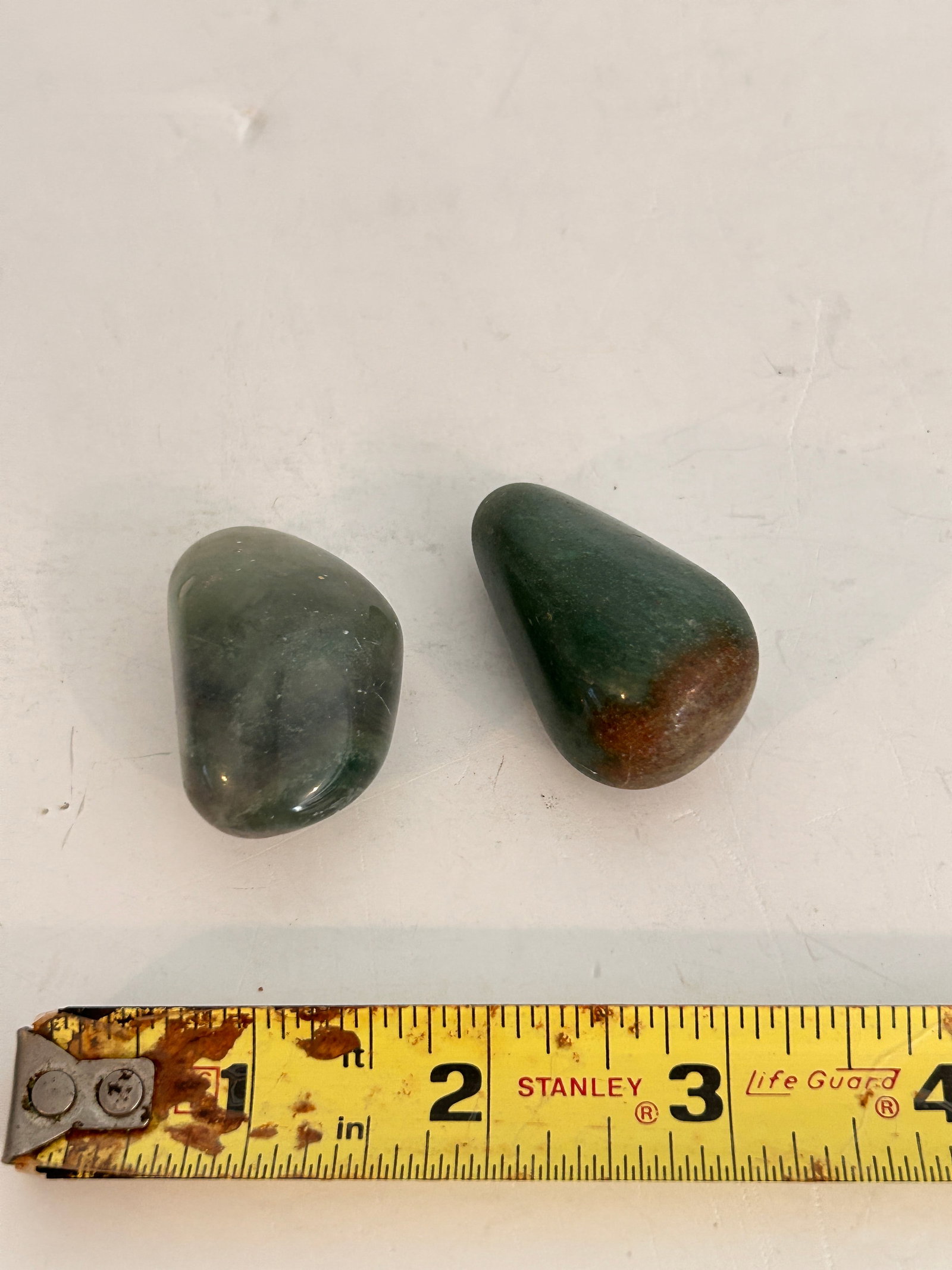 Lot of 2 Tumbled Gemstones: Lot of 2 Tumbled Gemstones Please view all photos as they are part of the description and condition of this Item, Feel free to contact me with questions or picture requests! Used Item AS IS