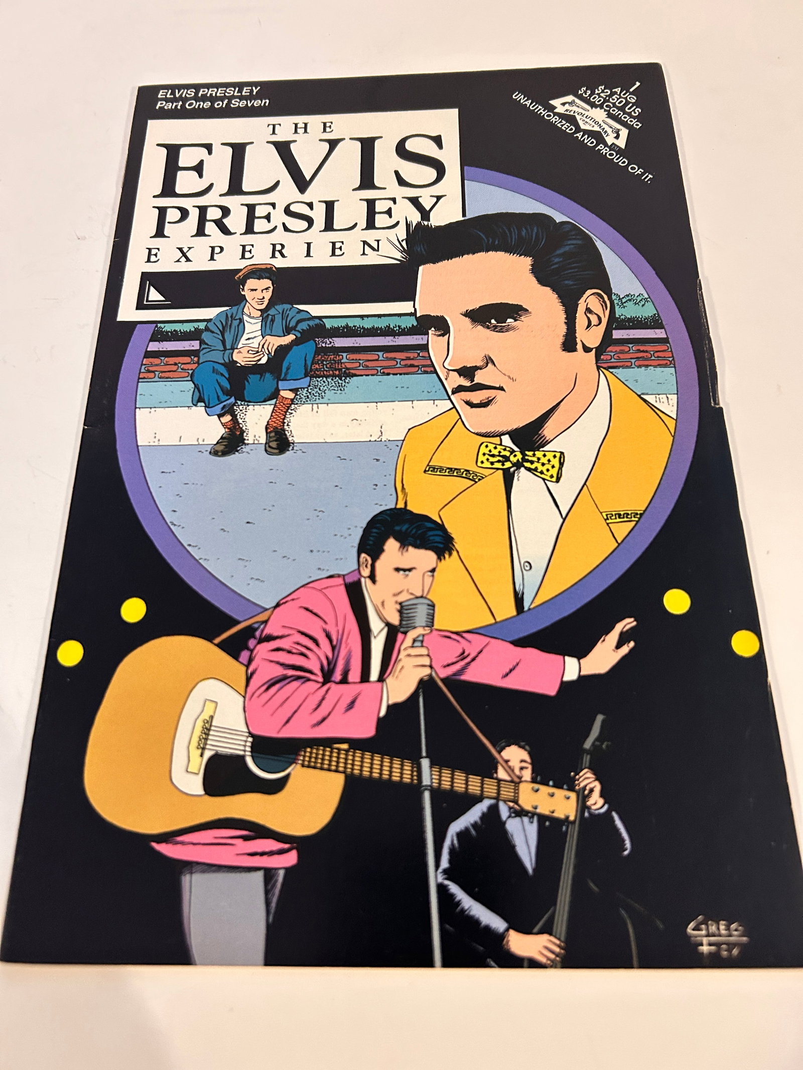 Vintage Revolutionary Comic Book The Elvis Presley Experience Issue #1 August: Vintage Revolutionary Comic Book The Elvis Presley Experience Issue #1 August Please view all photos as they are part of the description and condition of this Item, Feel free to contact me with questi