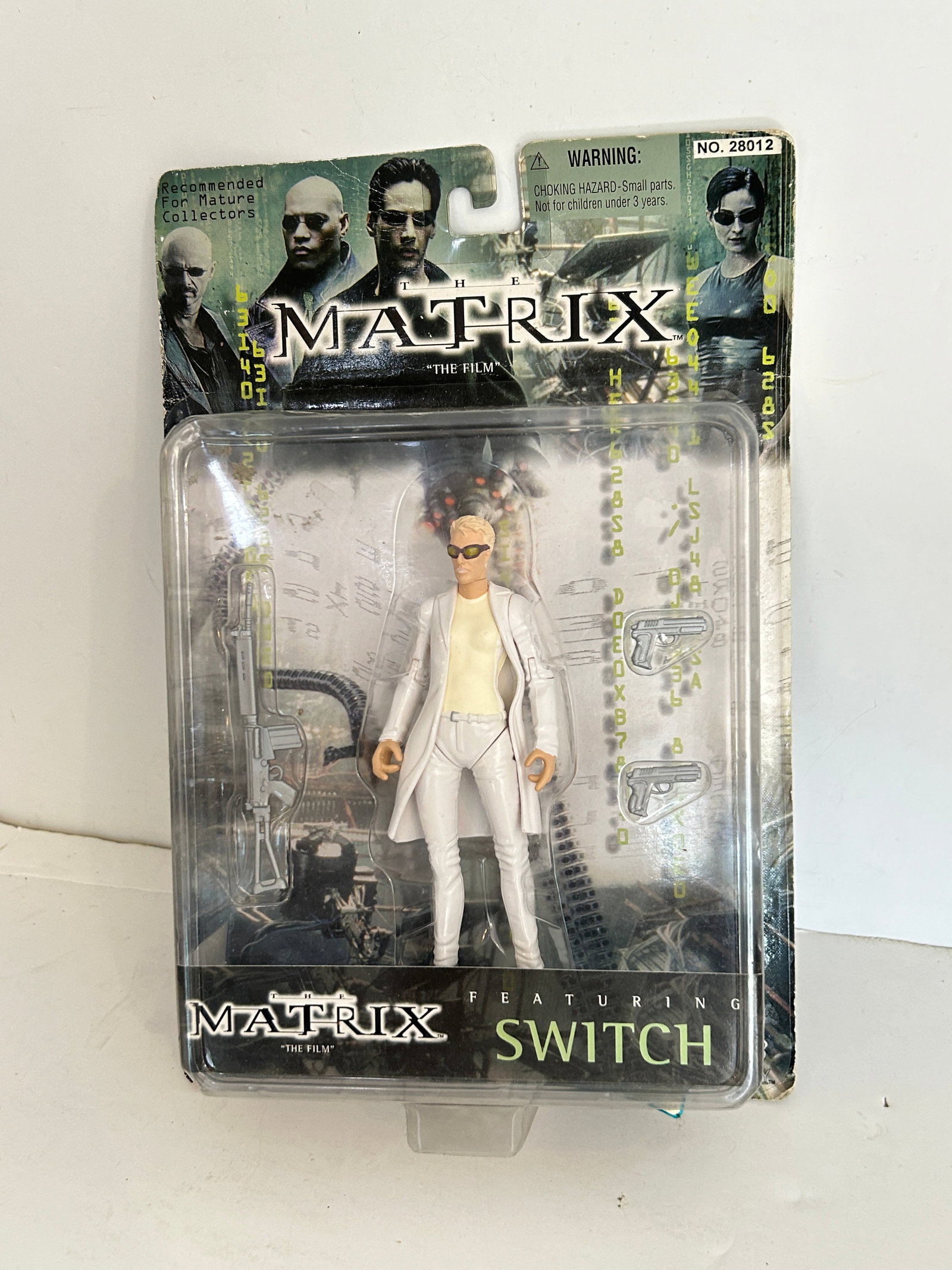 1999 N2 Toys Switch action figure from The Matrix "The Film" series: 1999 N2 Toys Switch action figure from The Matrix "The Film" series Please view all photos as they are part of the description and condition of this Item, Feel free to contact me with questions or pic
