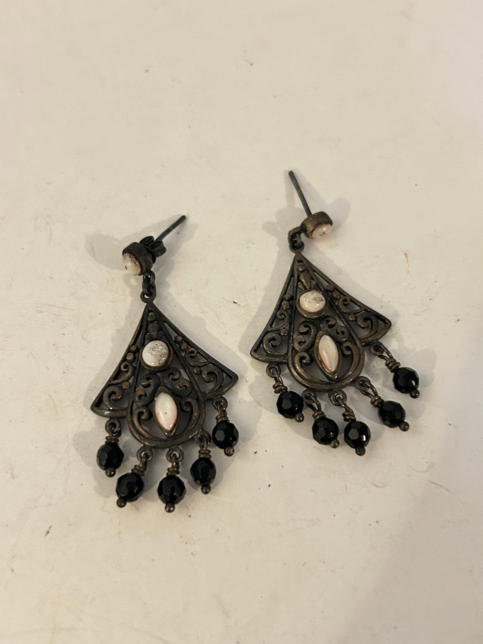 Vintage Sterling Silver Earrings (1 of 5)