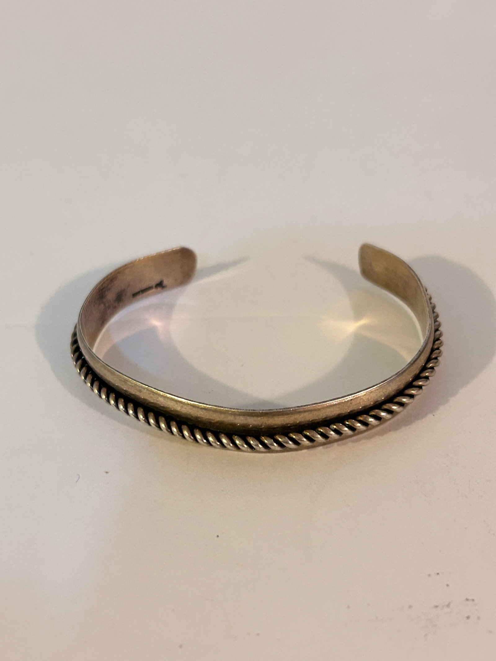 Vintage Sterling Silver Navajo cuff Bracelet 7" 17 grams: Vintage Sterling Silver Navajo cuff Bracelet 7" 17 grams Please view all photos as they are part of the description and condition of this Item, Feel free to contact me with questions or picture reques