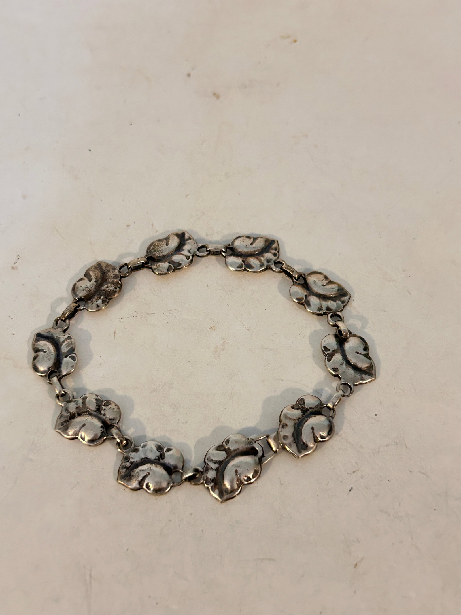 Vintage Georg Jensen 925 Sterling Silver Bracelet 8" #217: Vintage Georg Jensen 925 Sterling Silver Bracelet 8" #217Please view all photos as they are part of the description and condition of this Item, Feel free to contact me with questions or picture reques