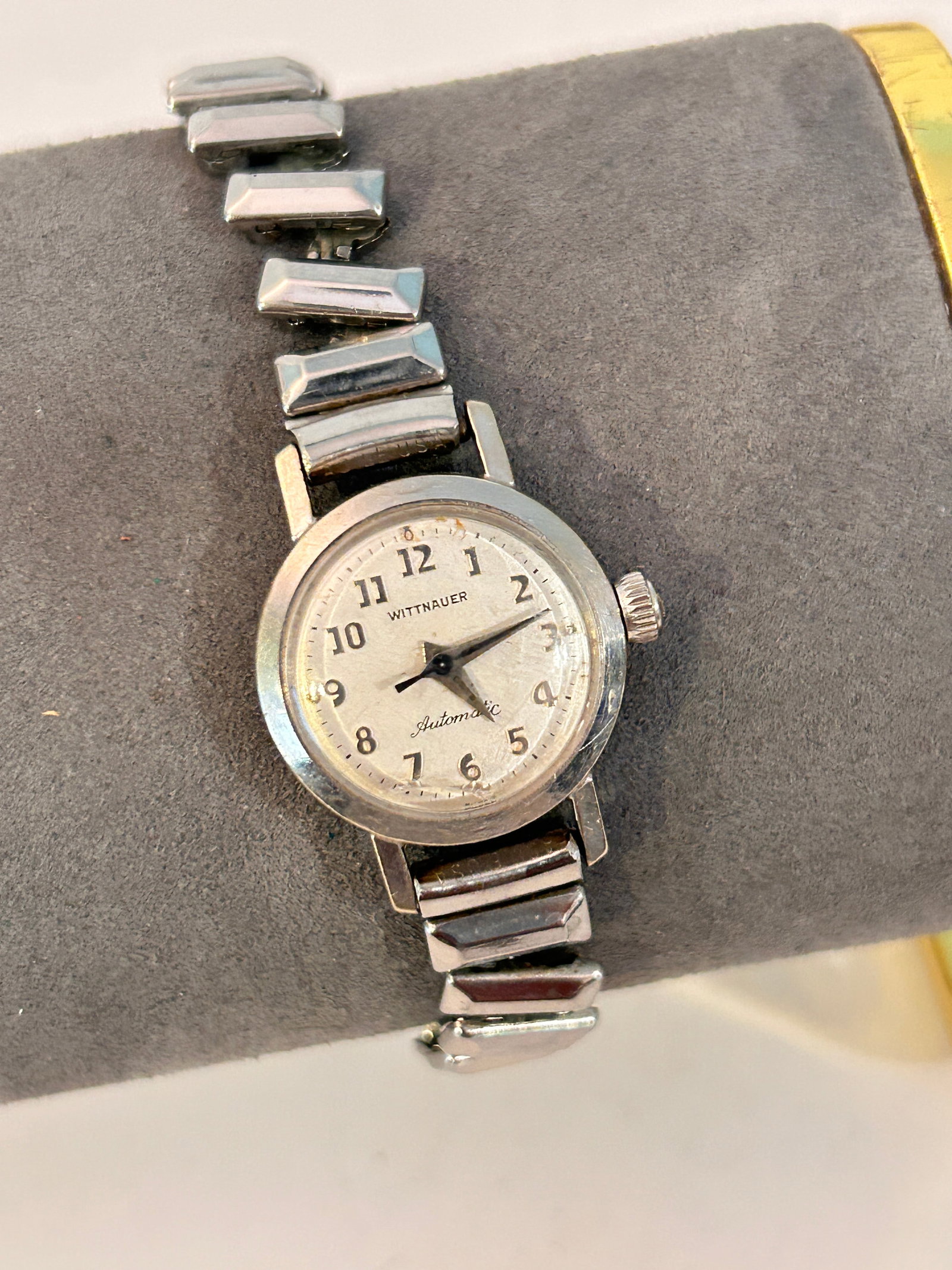 Vintage Wittnauer Automatic 17 Jewels Ladies Watch Stainless Steel Working (1 of 5)