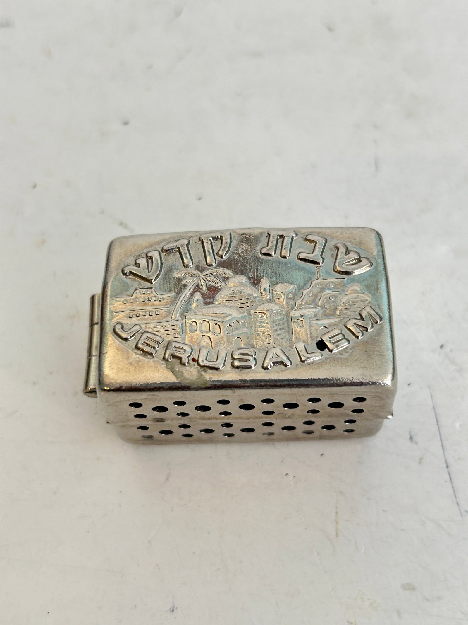 VTG Judaica JERUSALEM Travel Shabbat Candlesticks kotel Western Wall (1 of 5)